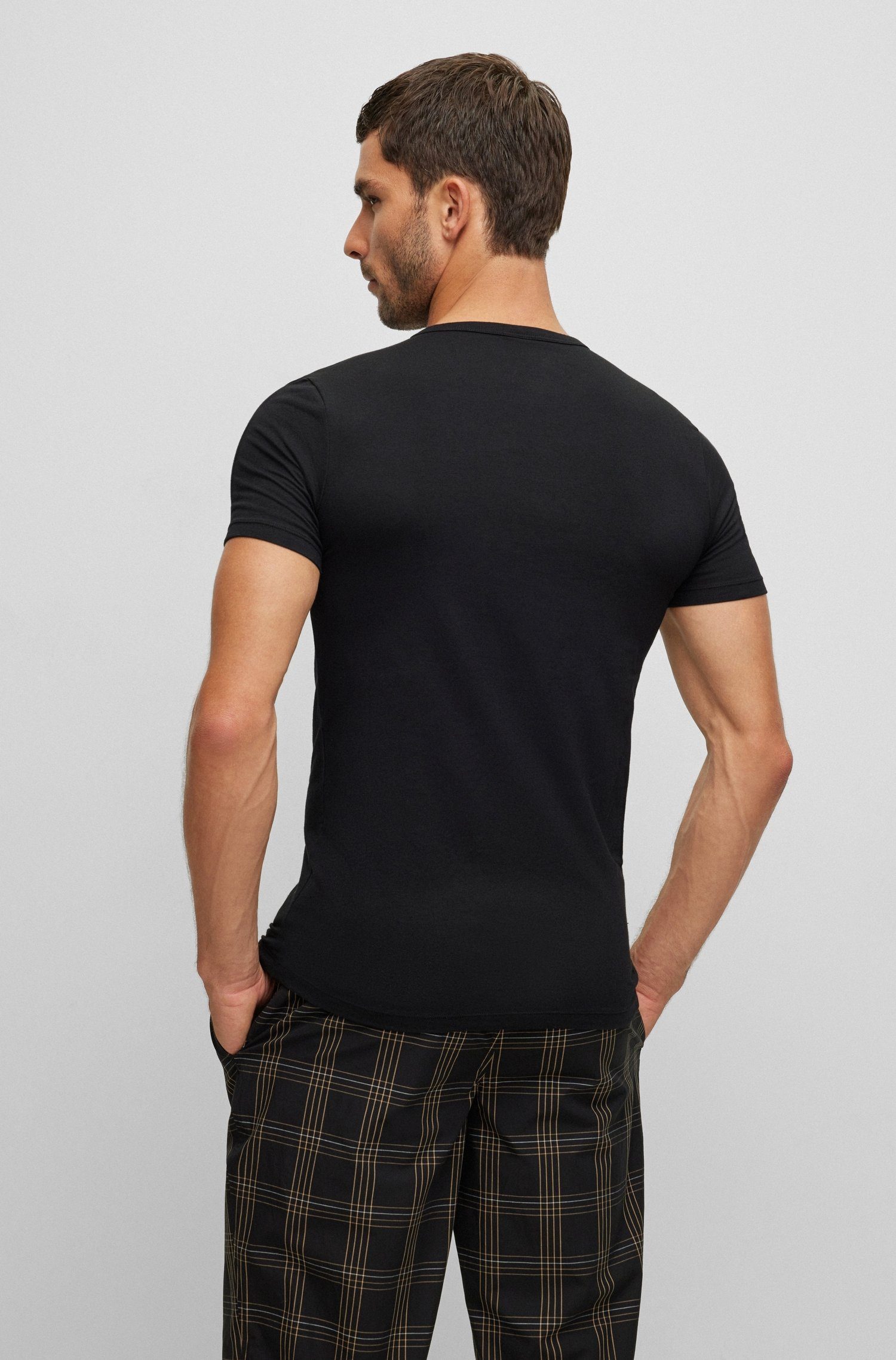 schwarz (Packung, BOSS 2-tlg) T-Shirt