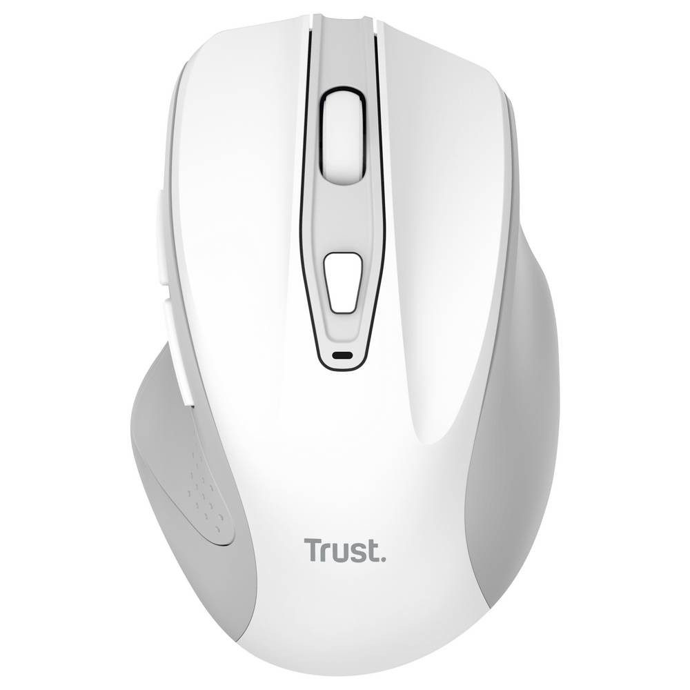 Trust NITO SILENT WIRELESS MOUSE - WHITE Maus Kabellos, USB Weiß 5 Tasten Mäuse