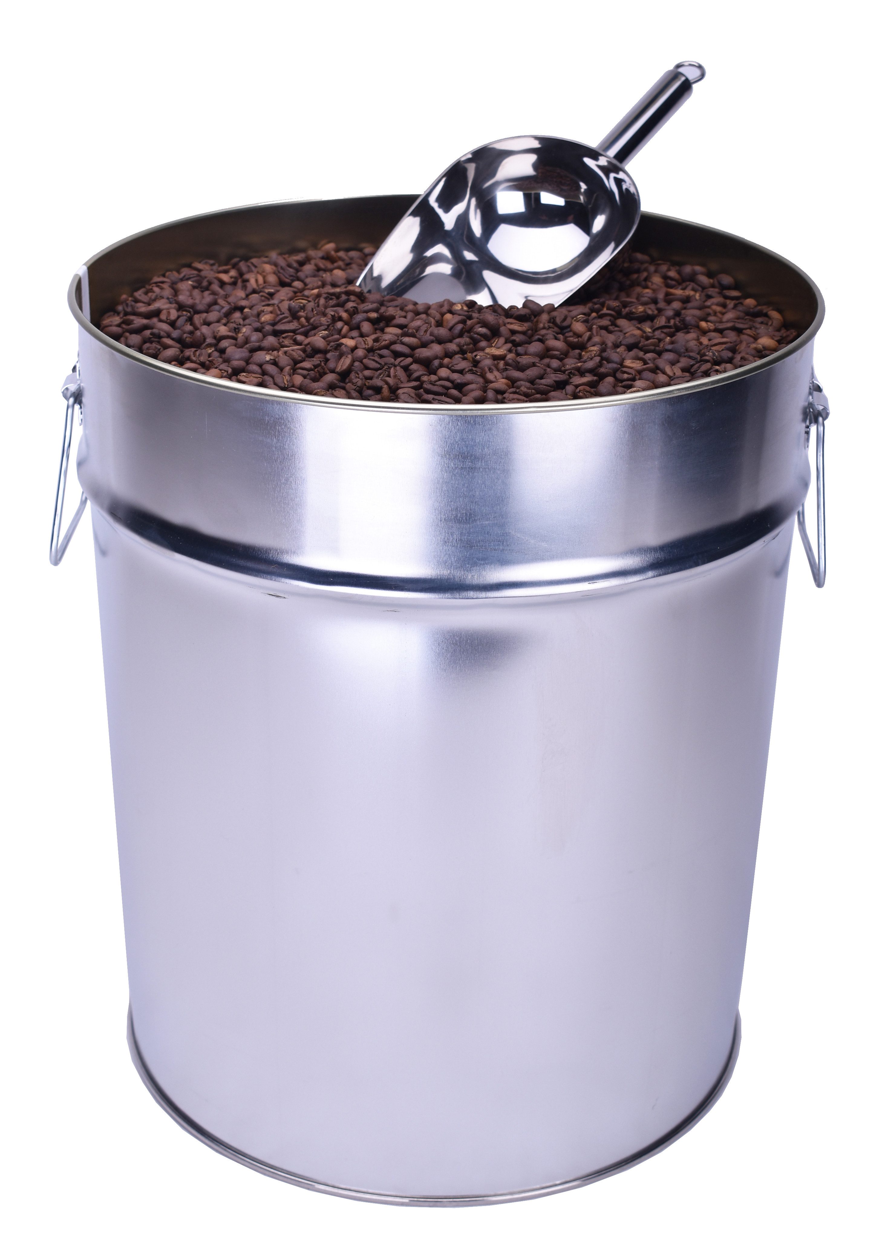 JOEFREX Vorratsdose Weißblecheimer Hobbock Eimer inkl. Deckel für Lebensmittel