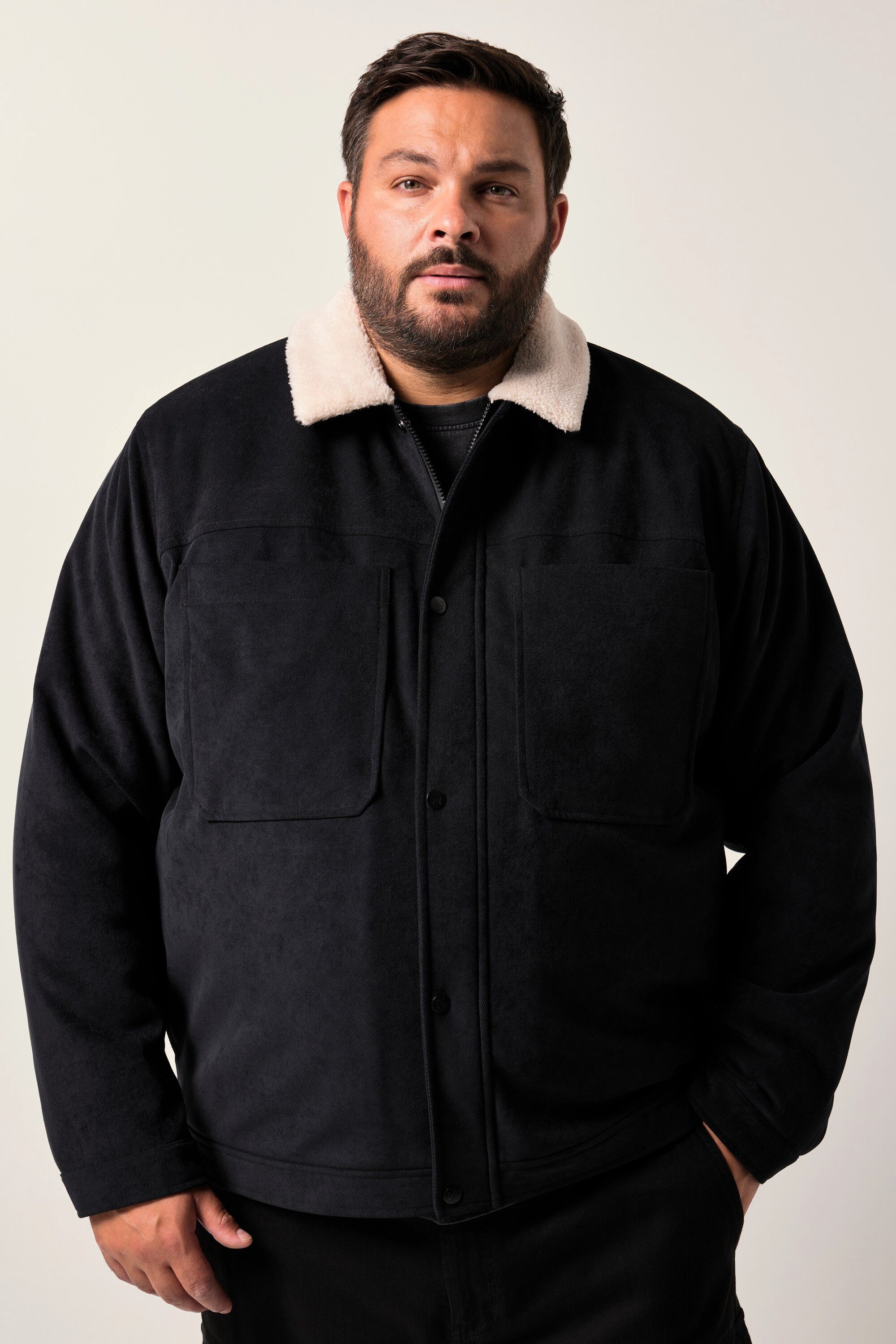 Men Plus Funktionsjacke Jacke Teddykragen Komplettfutter