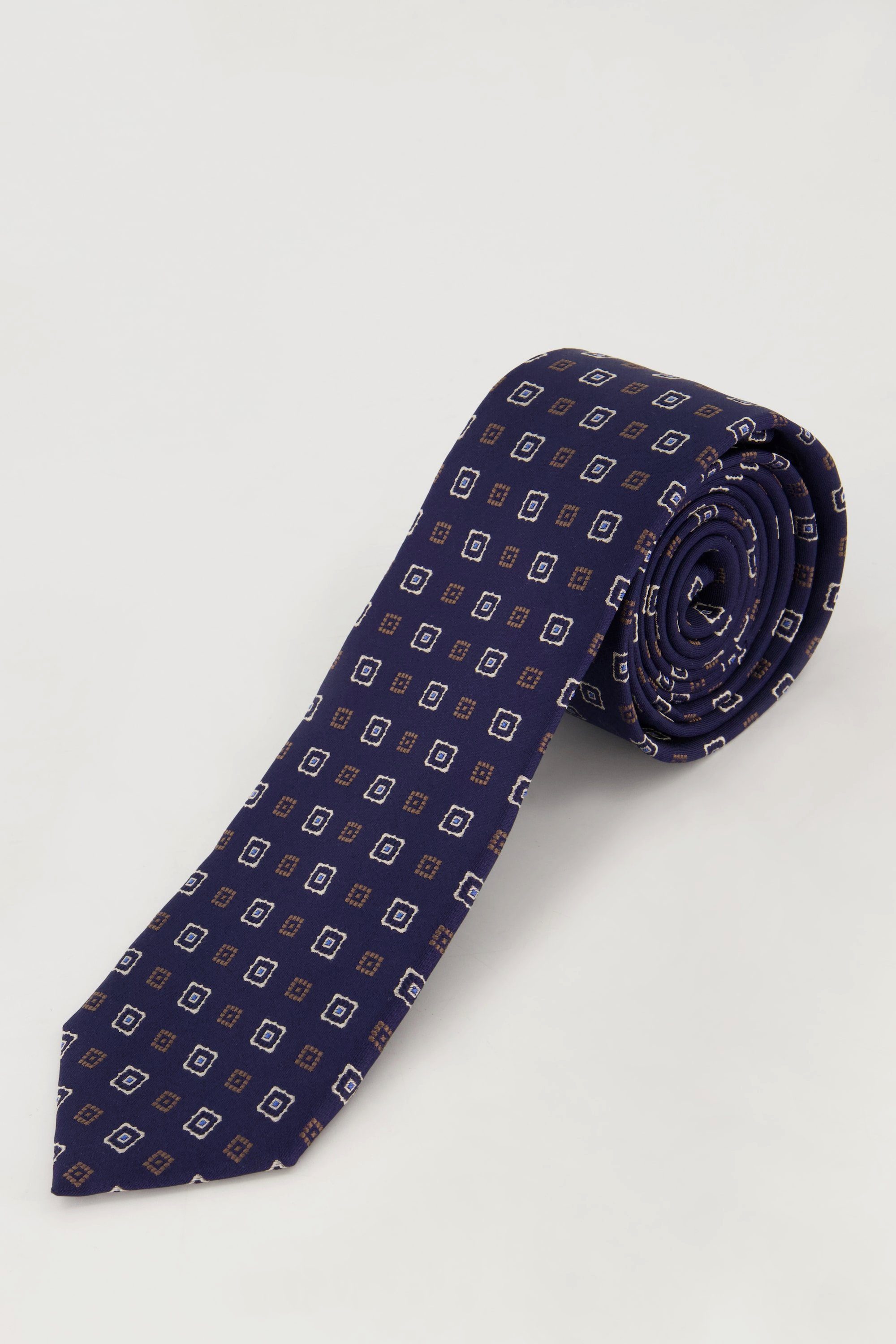 breit Krawatte JP1880 Seiden-Krawatte 75 cm Extralänge