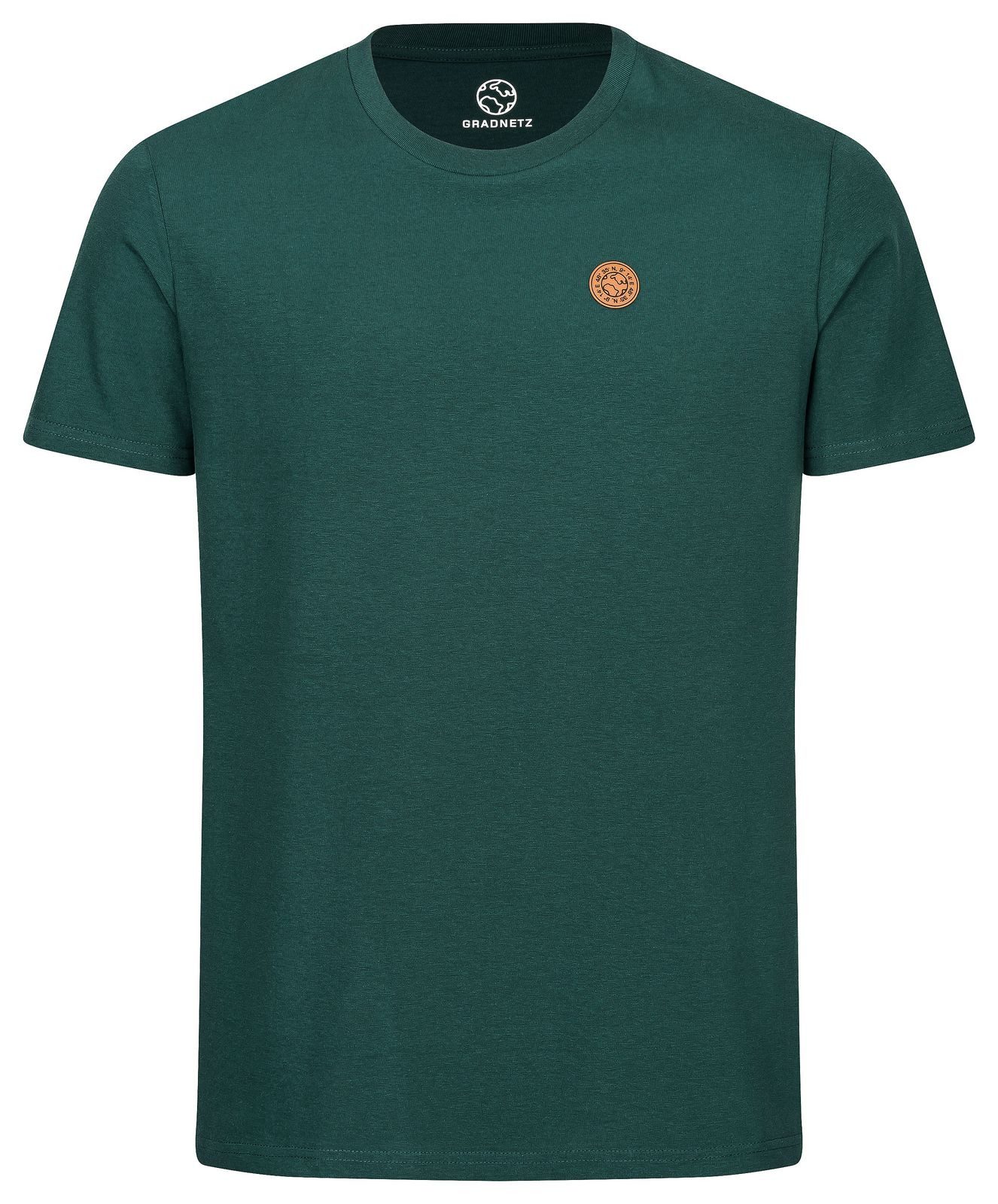 Gradnetz T-Shirt basic leather unisex 100% Biobaumwolle nachhaltig & fair
