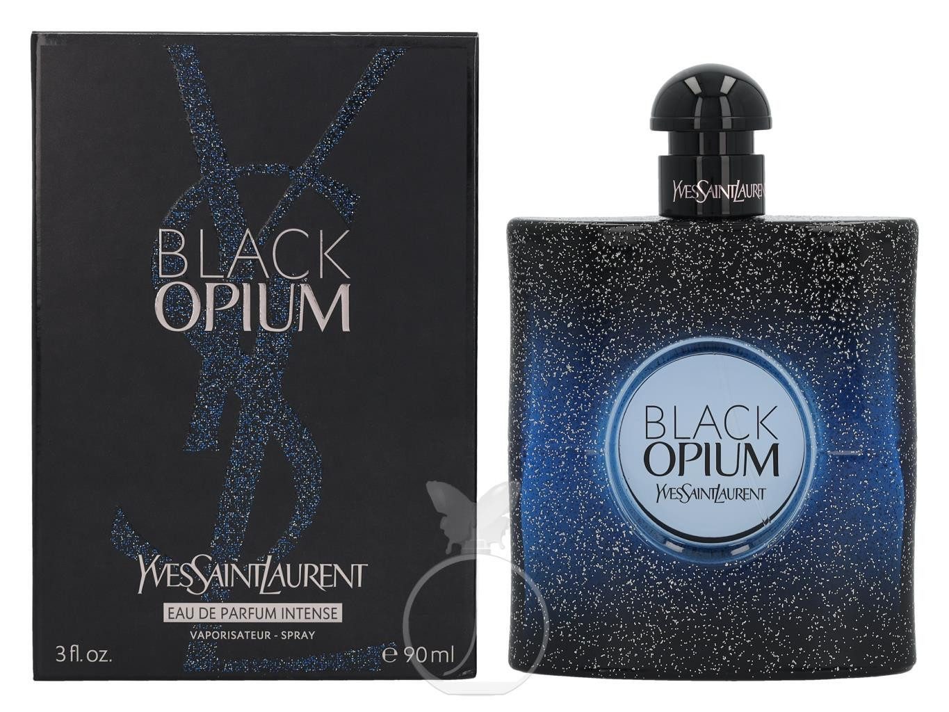YVES SAINT LAURENT Eau de Parfum Black Opium Intense, Glasflakon, Parfüm EDP, Damenduft