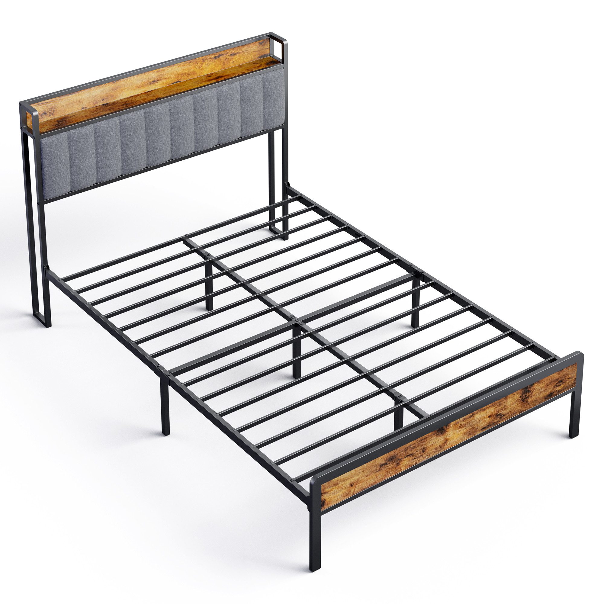 Bealife Polsterbett,Doppelbett, Bettgestell mit Kopfteil, Holzbett günstig online kaufen