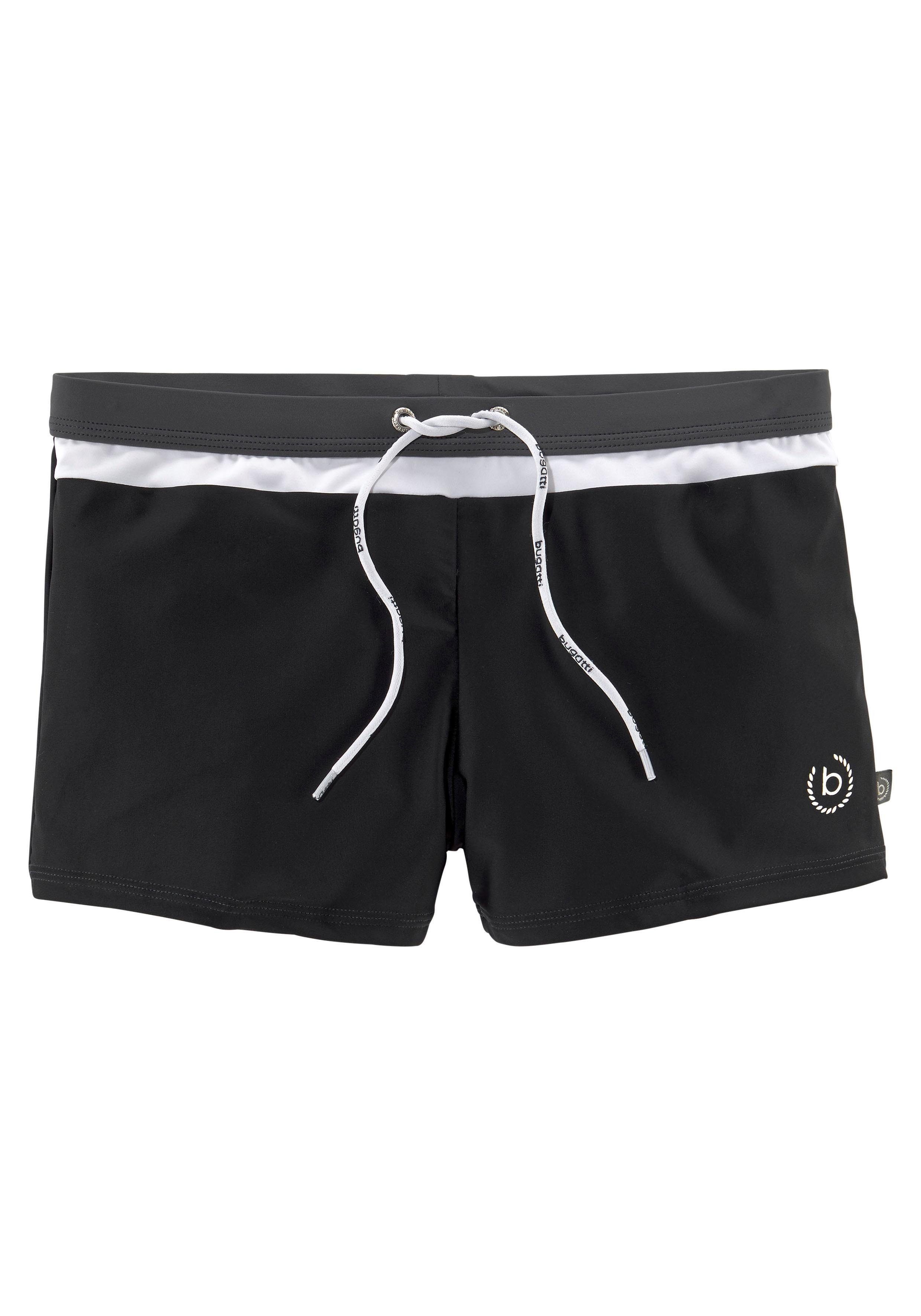 bugatti Boxer-Badehose Claas mit kontrastfarbenen Details günstig online kaufen