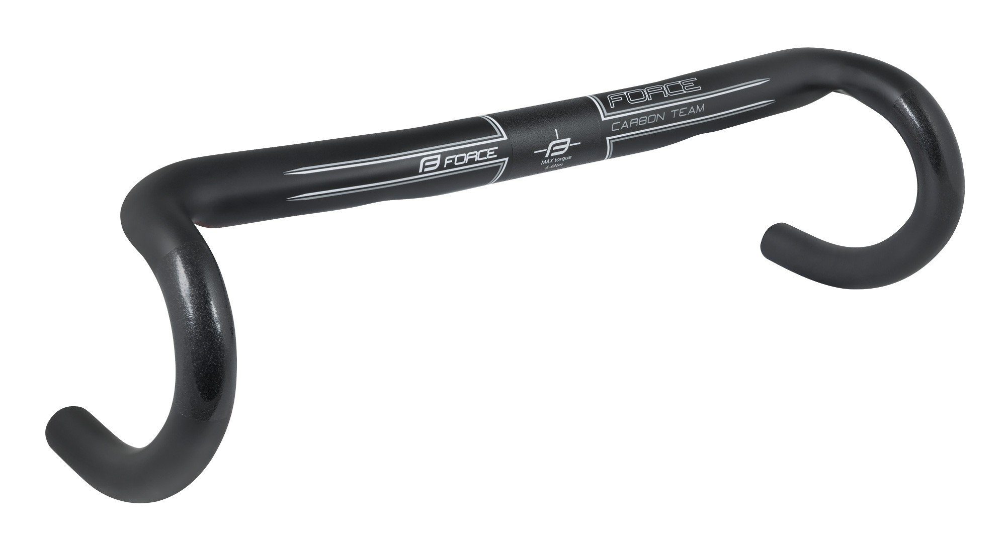 FORCE Fahrradlenker handlebars FORCE TEAM ROAD 31.8/400mm carbon schwarz