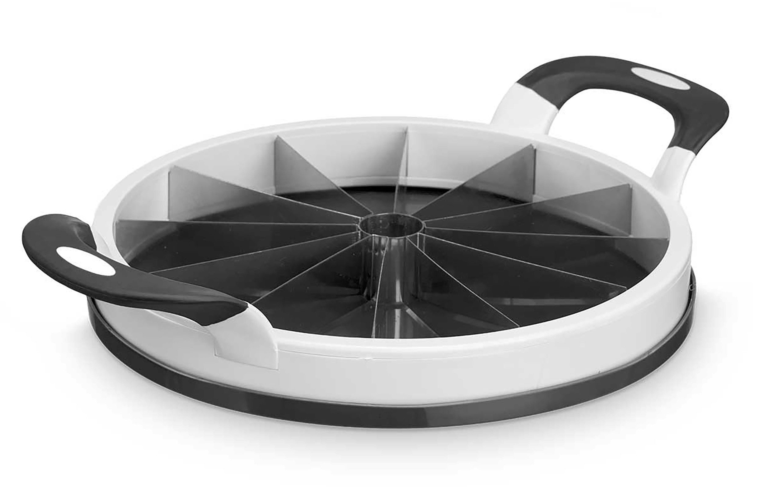 KINVARA Obstschneider MELONENSCHNEIDER Ø28cm mit rutschfesten Griffen Melonenteiler, Melonenmesser Wassermelone Melonen Schneider