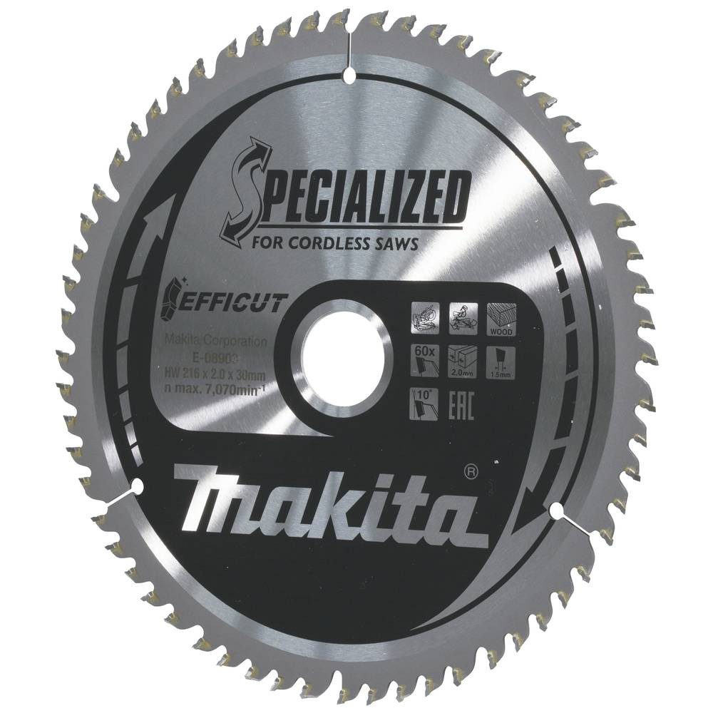 Makita Kreissägeblatt EFFICUT Sägeb.216x30x60Z E-08903