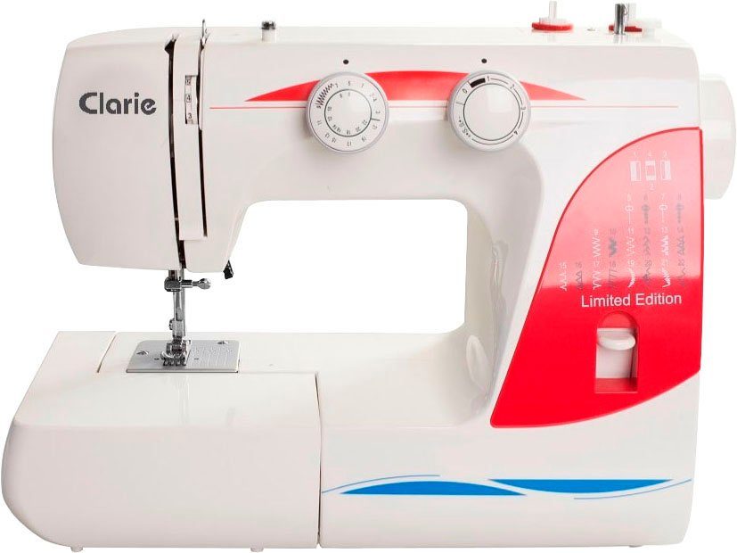 Image of Clarie Nähmaschine SET-12503 mit Nähmaschinentasche&21 tlg. Nähgarnset, 17 Programme
