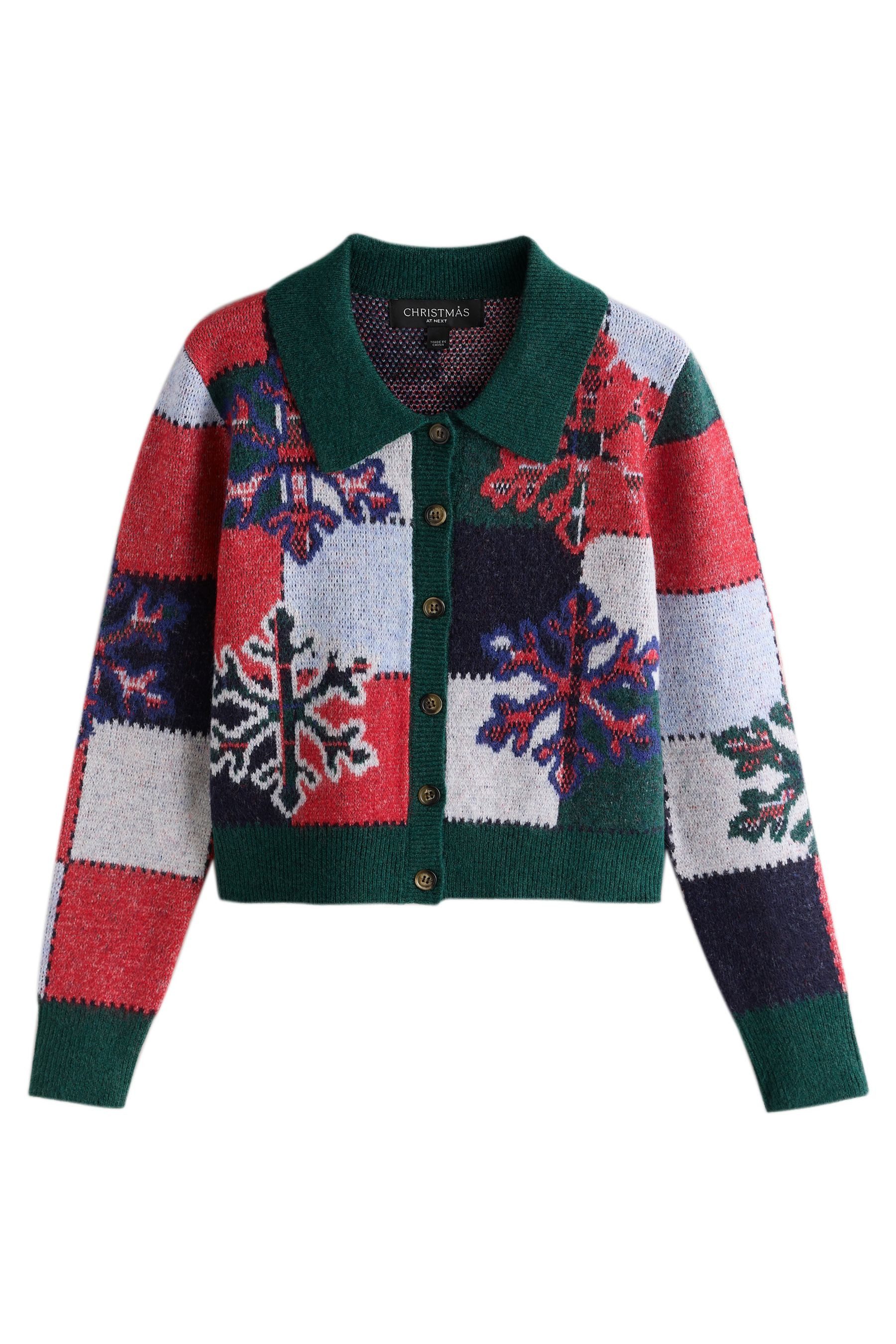Next Strickjacke Strickjacke für Weihnachten (1-tlg)