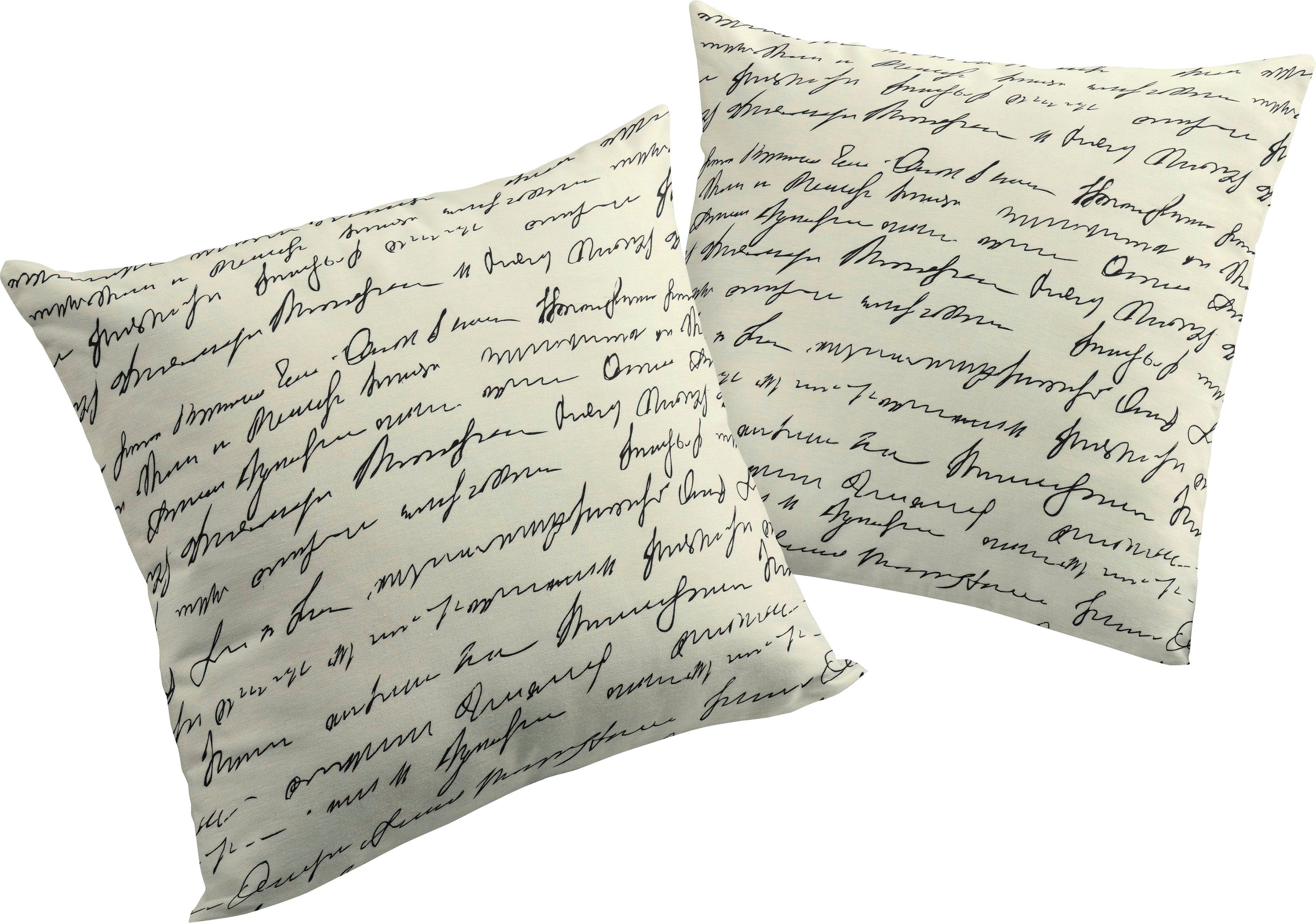 Adam Dekokissen Kissenhülle Scribble, aus Bio-Baumwolle, Kissenhülle ohne Füllung, 1 Stück