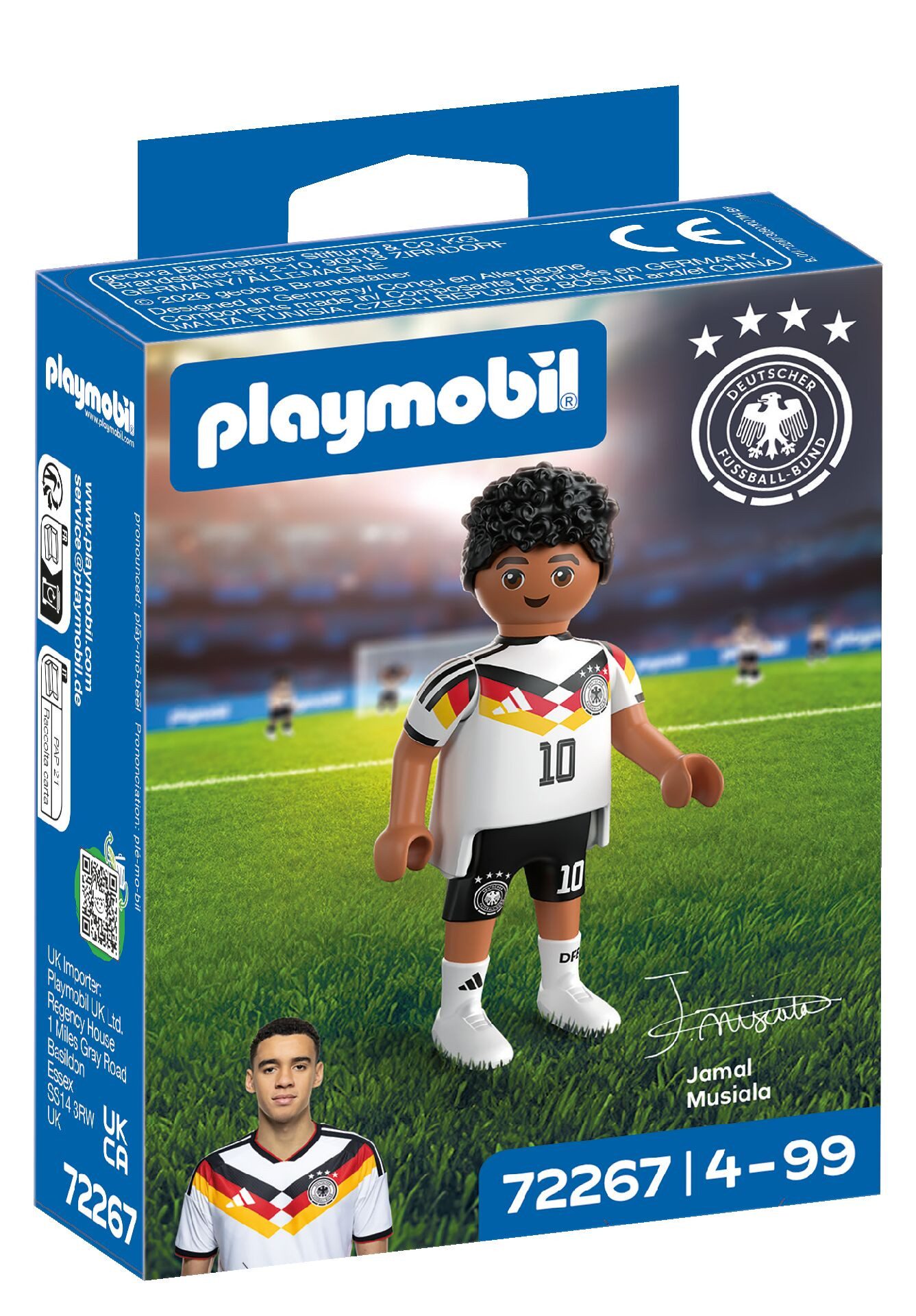 Playmobil® Jamal Musiala (72267), DFB Konstruktions-Spielset, Made in Europe von Playmobil®