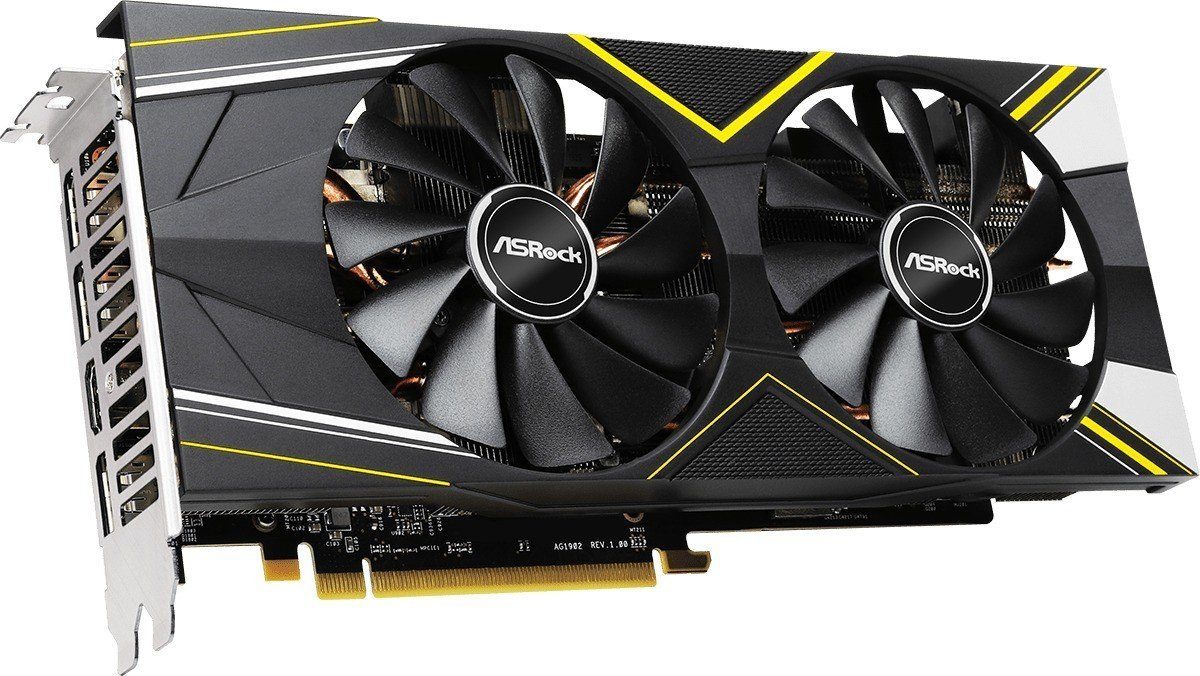 Asrock ASRock Radeon RX 5700 Challenger D 8G OC, RX5700 CLD 8GO, 8GB GDDR6, Grafikkarte (BULK OHNE ZUBEHÖR OHNE OVP)