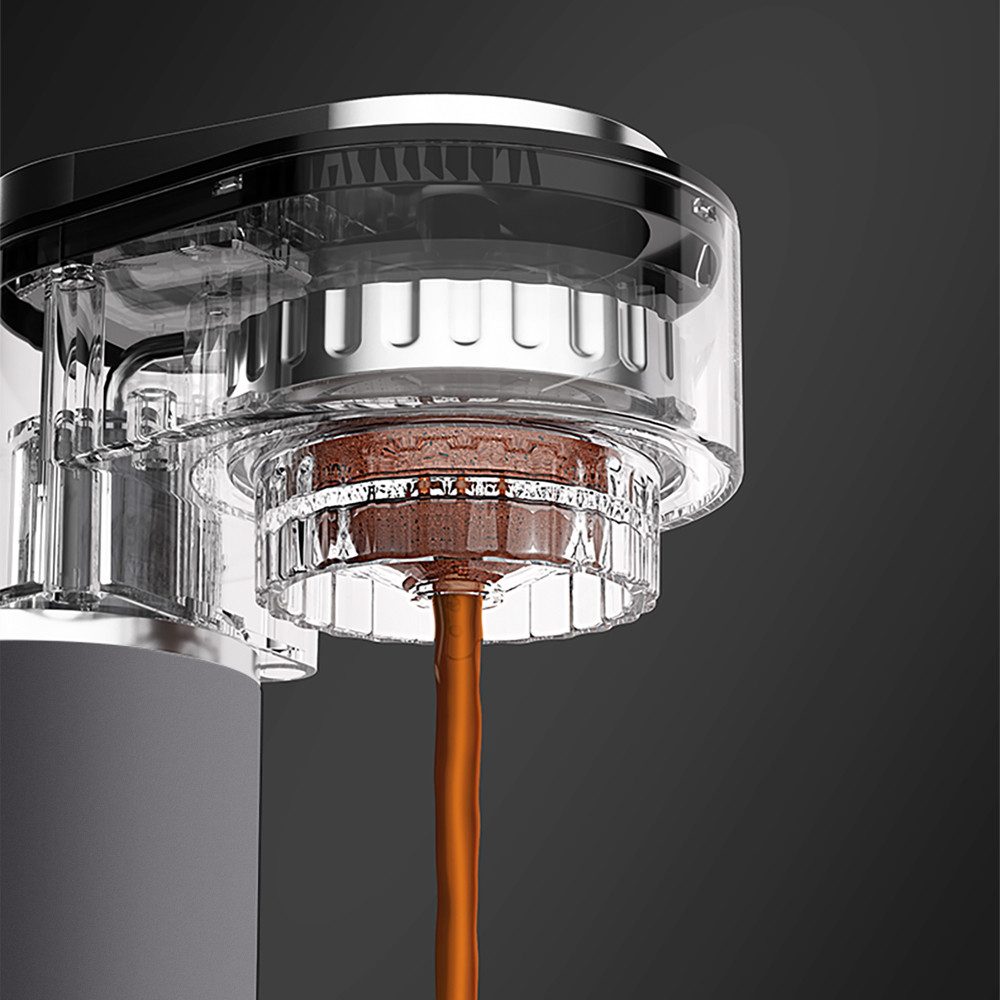 BLiTZWOLF Reisekaffeemaschine, 0.15l Kaffeekanne, Mini-Kaffeemaschine für Büro & Reisen – Heiß- und Kaltgetränke