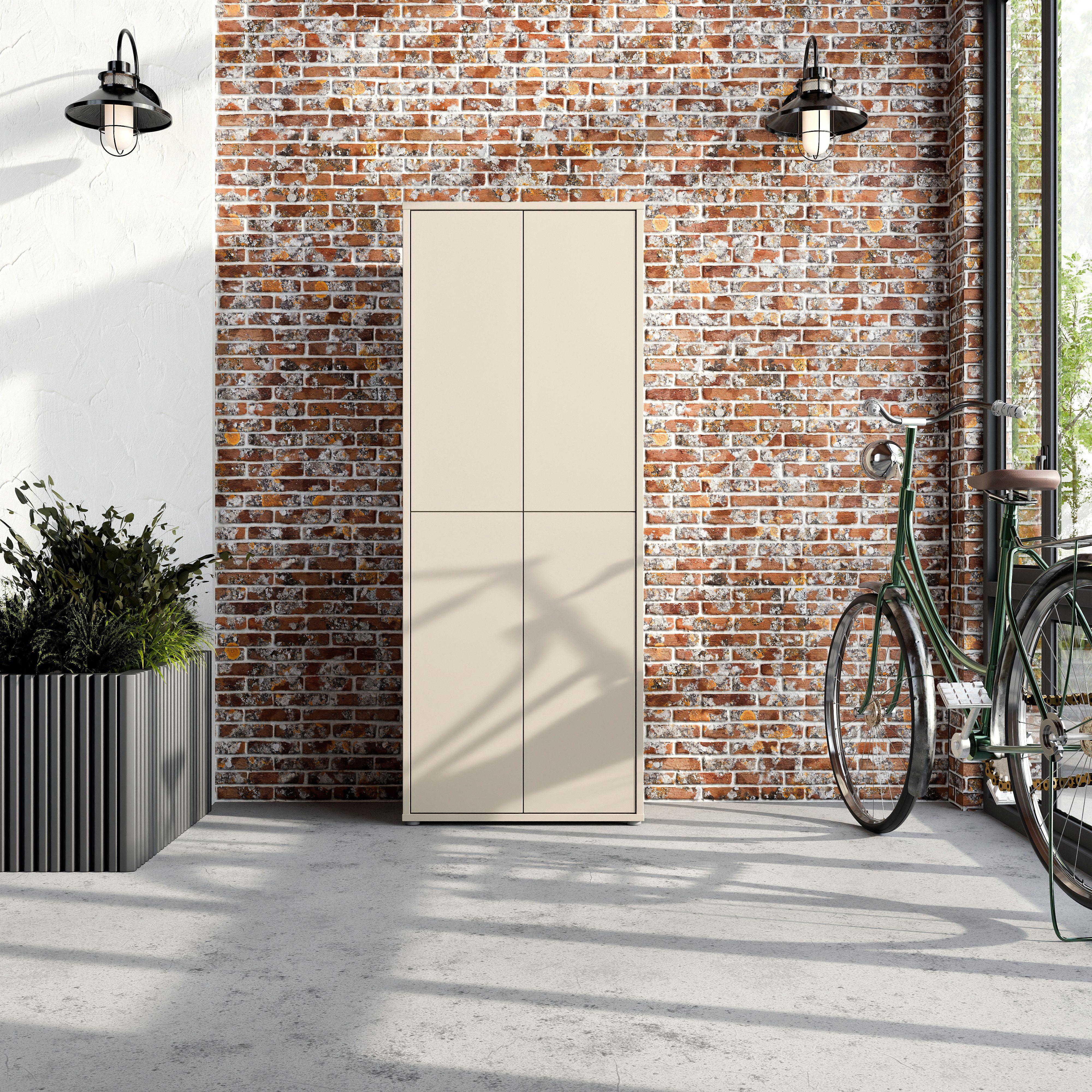 FORTE Schuhschrank Alice Springs (B/H/T 74,5/191,9/34,9 cm) Stauraumschrank günstig online kaufen