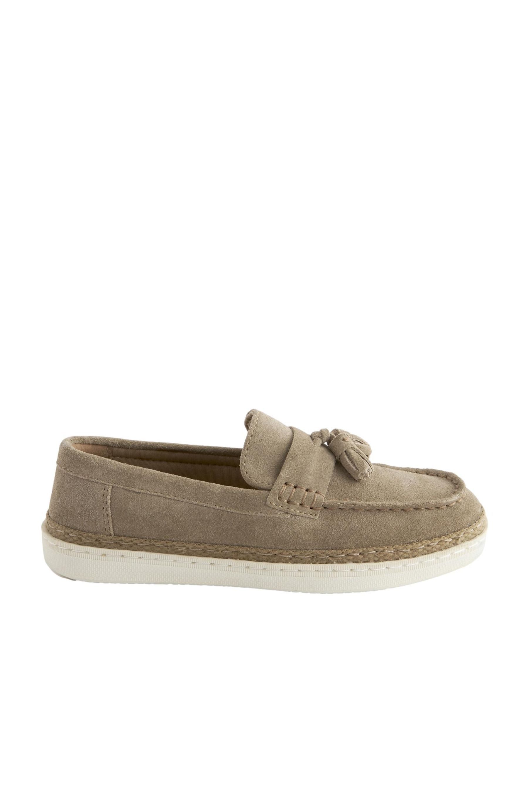 Next Slipper aus Veloursleder mit Quastendetail günstig online kaufen