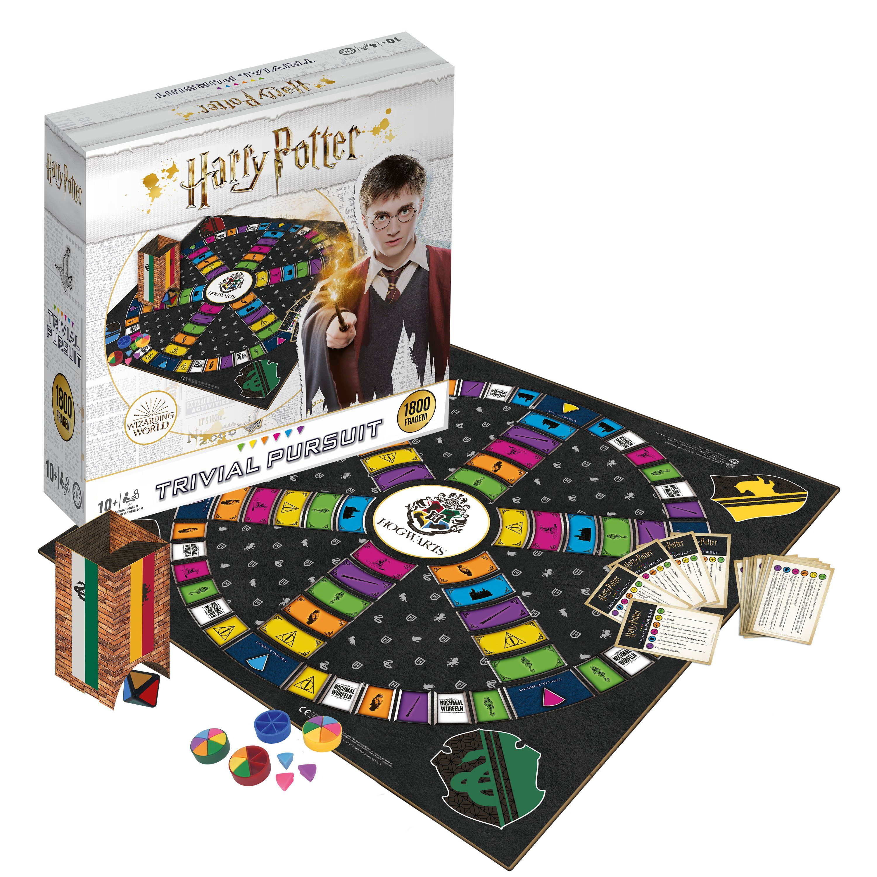 Winning Moves Spiel Trivial Pursuit Harry Potter XL, Wissenspiel, 1800 Fragen