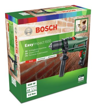 Bosch Home & Garden Schlagbohrmaschine EasyImpact 600, max. 3000 U/min, Im Karton