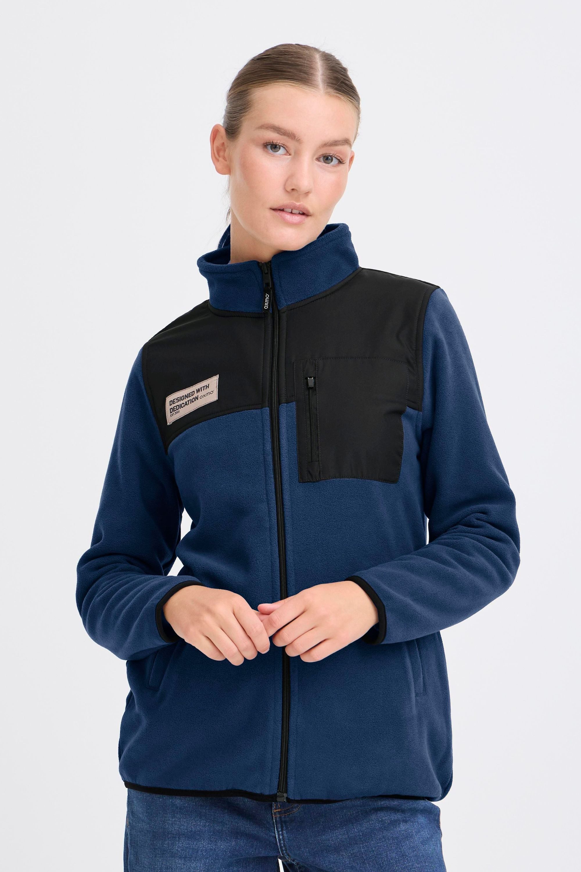 OXMO Fleecejacke OXNETE Kuschelige Fleecejacke mit praktischen Taschen und günstig online kaufen
