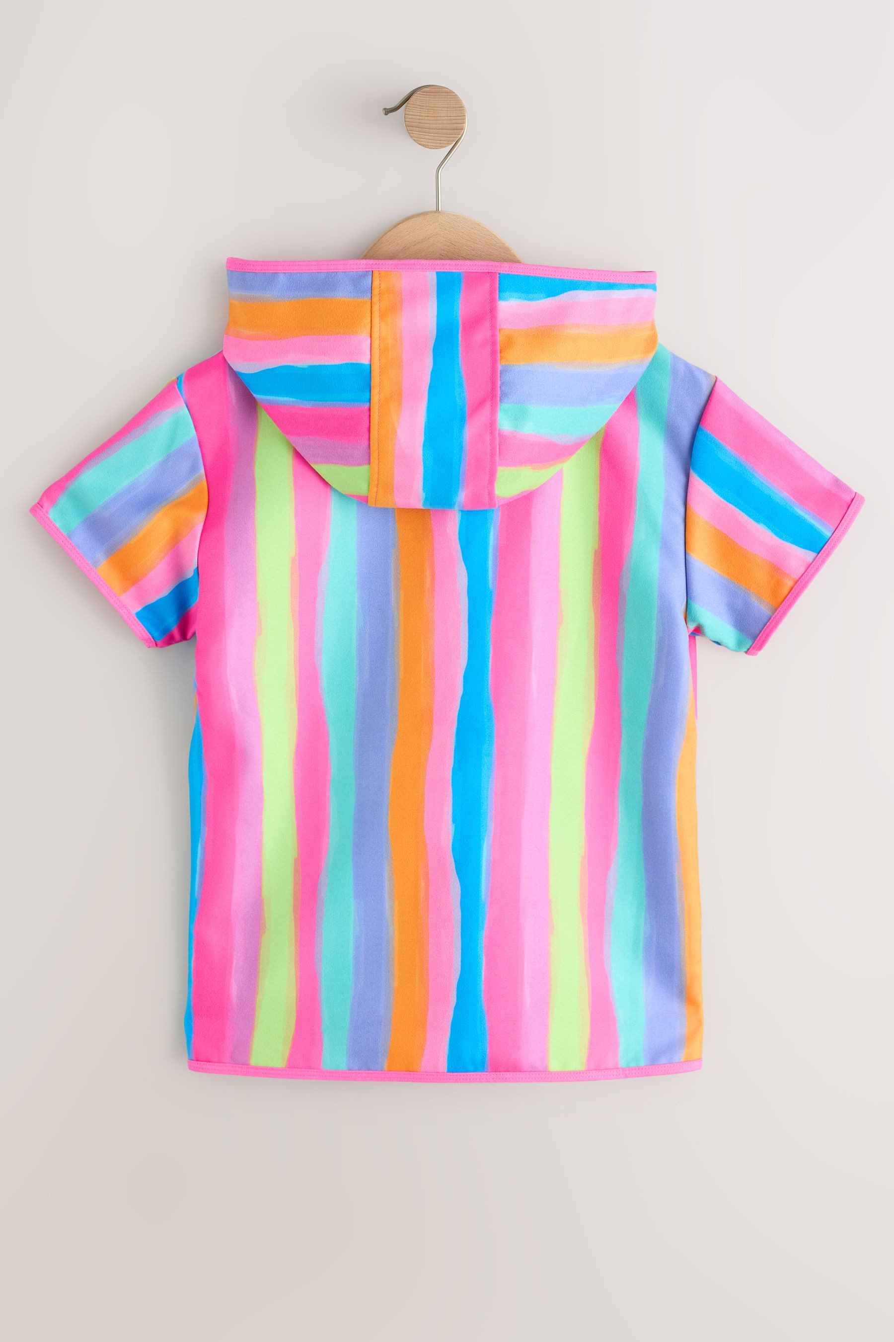 Next Badeponcho Schnell trocknender Poncho mit Reißverschluss, Polyester (recycelt)