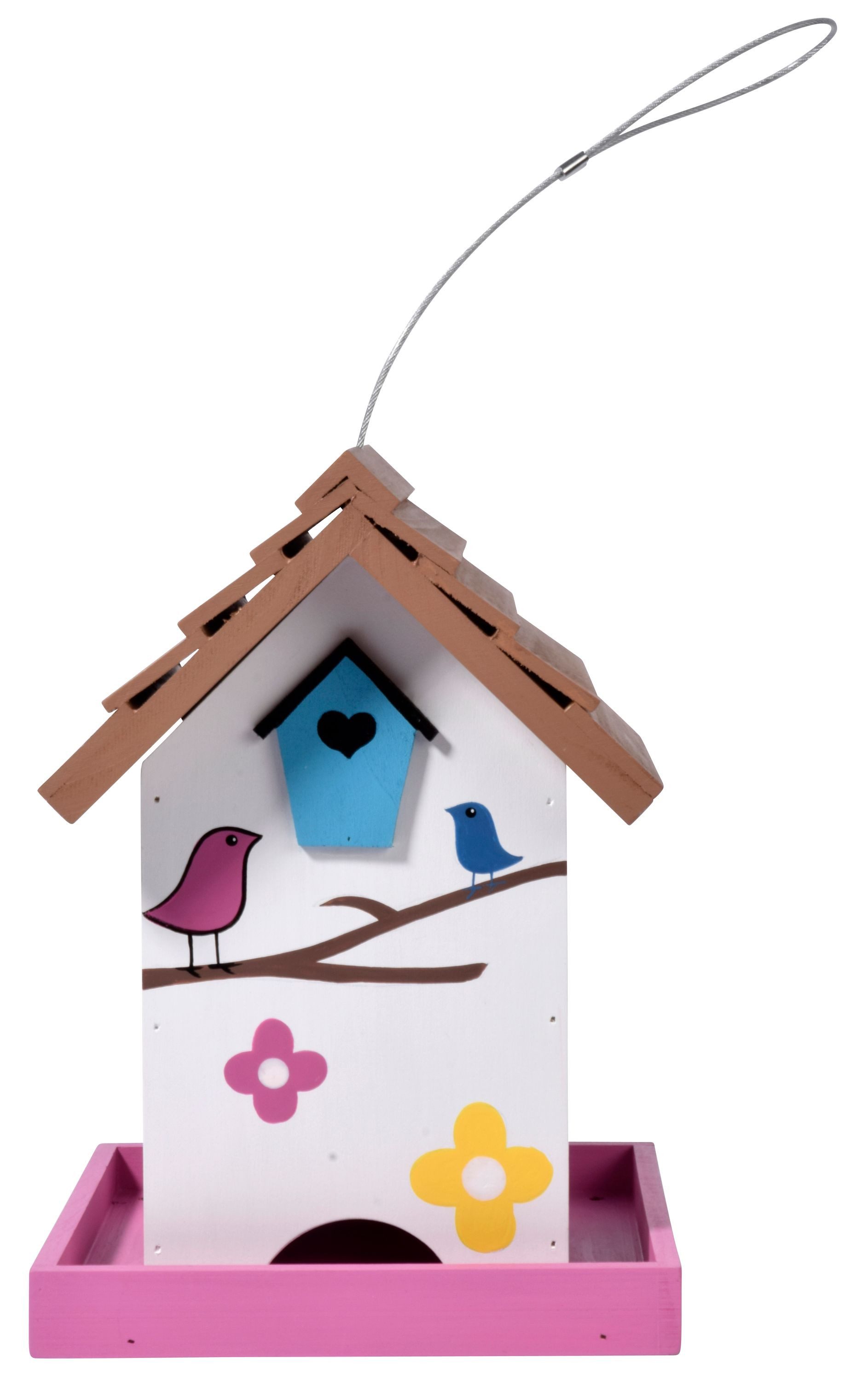 unbespielt Futterhaus Vogelhaus Ambiente, Hängend, aus FSC-Holz