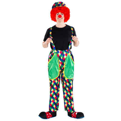 dressforfun Clown-Kostüm Herrenkostüm Clown August