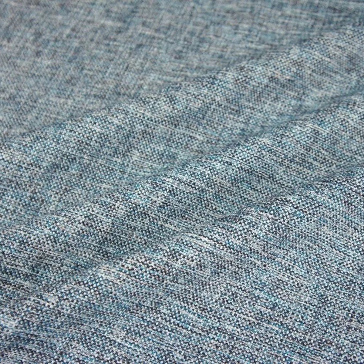 Thumbnail - Stofferia Stoff Outdoorstoff Melange Jimmiz Melange Turchese, Breite 140 cm, Meterware