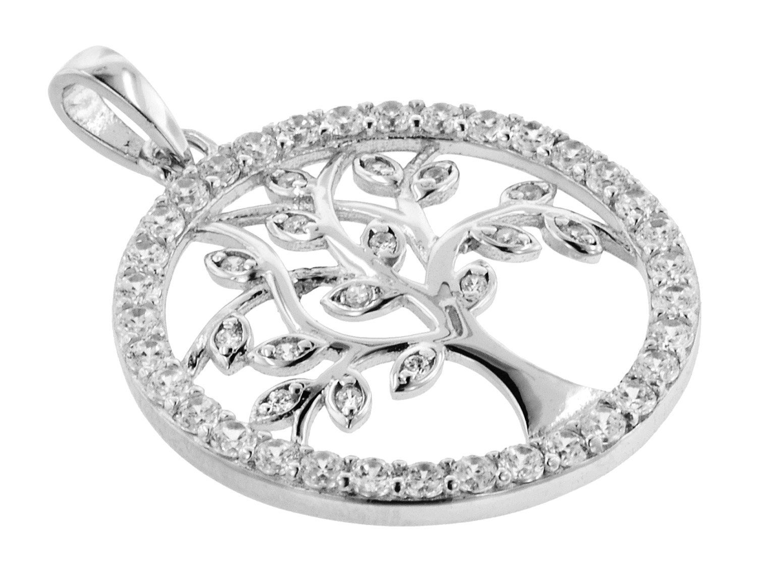 trendor Kette mit Anhänger Lebensbaum Anhänger mit Venezianer Kette 925 Sil günstig online kaufen