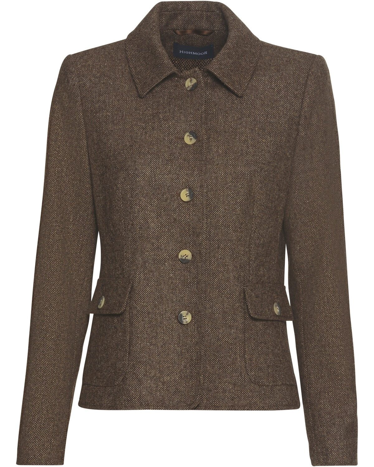 Kurzjacke Kurze Tweed-Jacke