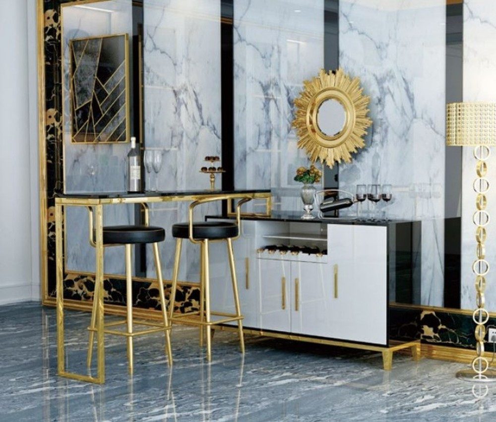 JVmoebel Barschrank Bartresen Hausbar Theke Bartisch Bar Counter für Zuhause (Barschrank) Made in Europa