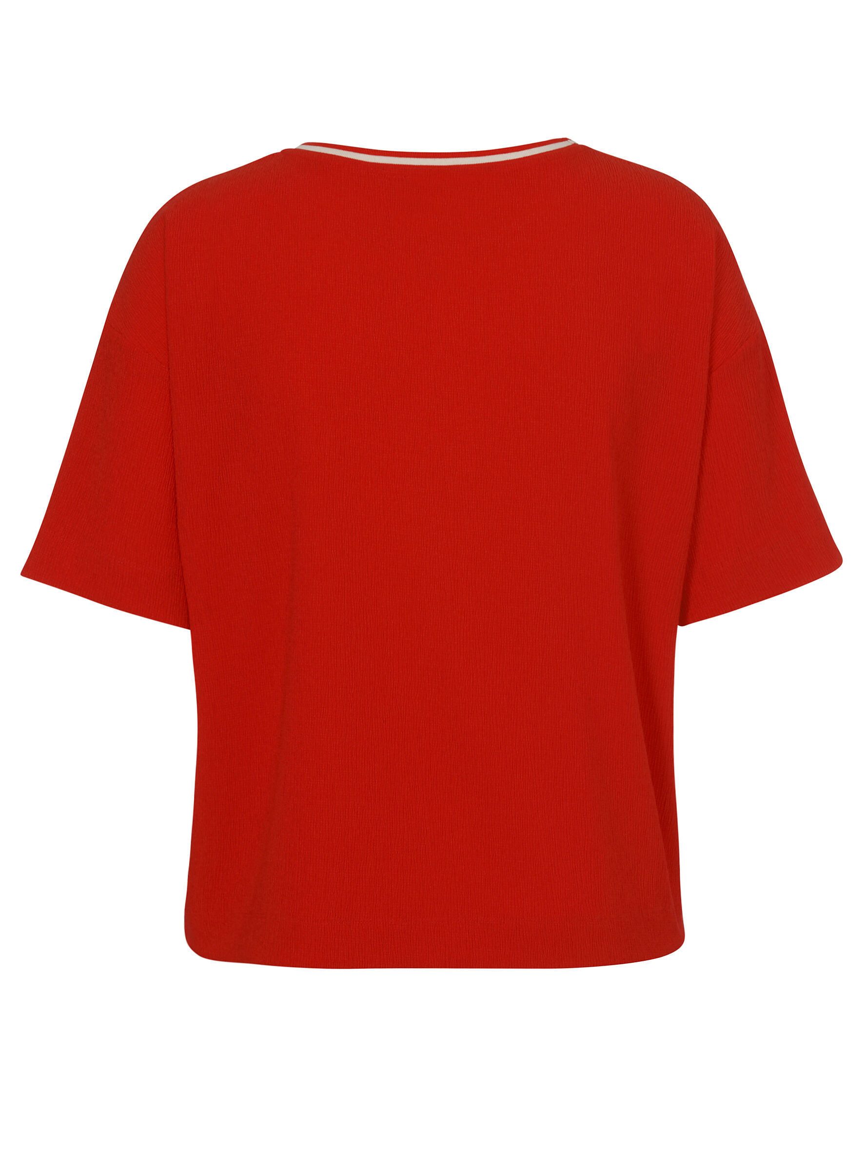 FRAPP Kurzarmbluse (1-tlg) Große Größen