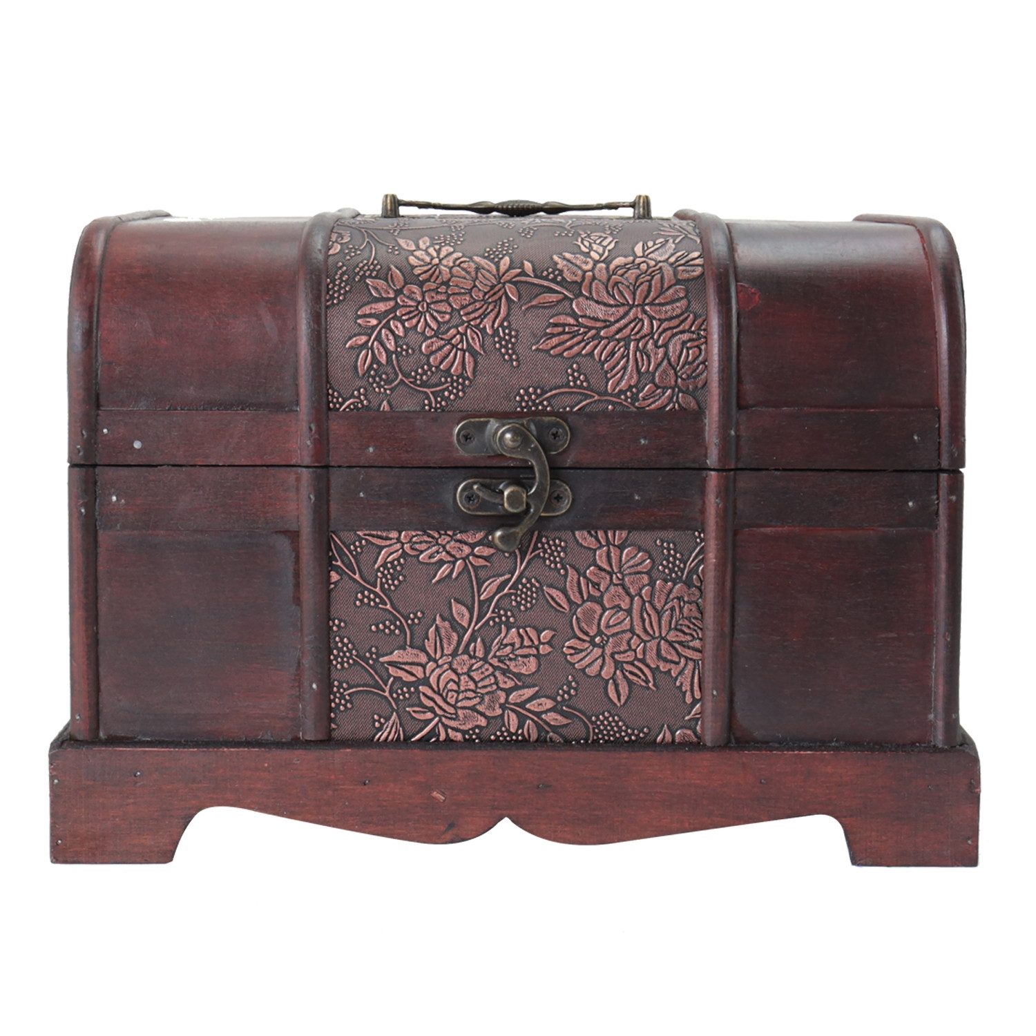 HMF Schatzkiste Handgefertigte Schatztruhe aus Holz (1 St), dekorative Aufb günstig online kaufen