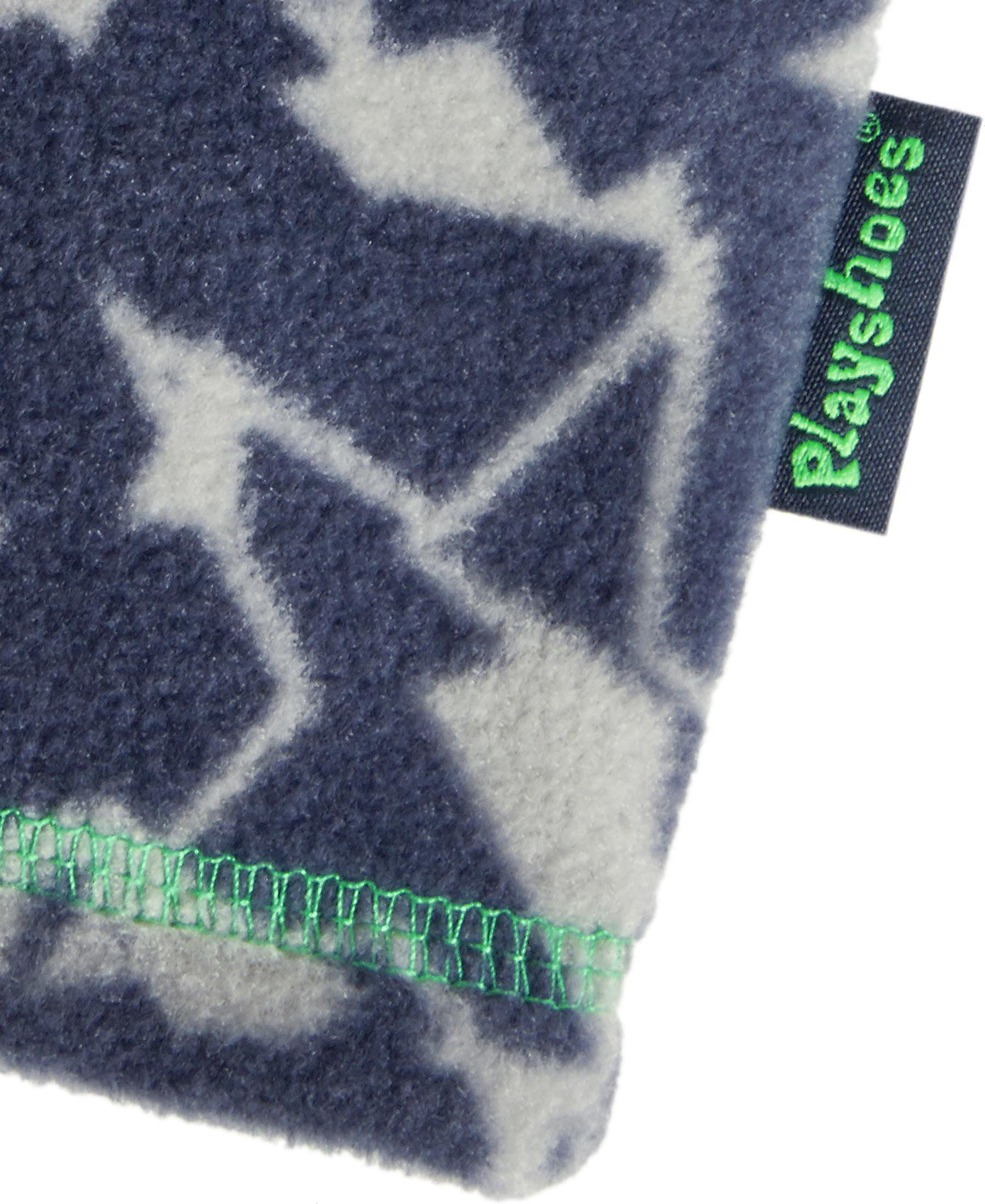 Playshoes Schlupfmütze Fleece-Schlauchschal Sterne Camouflage