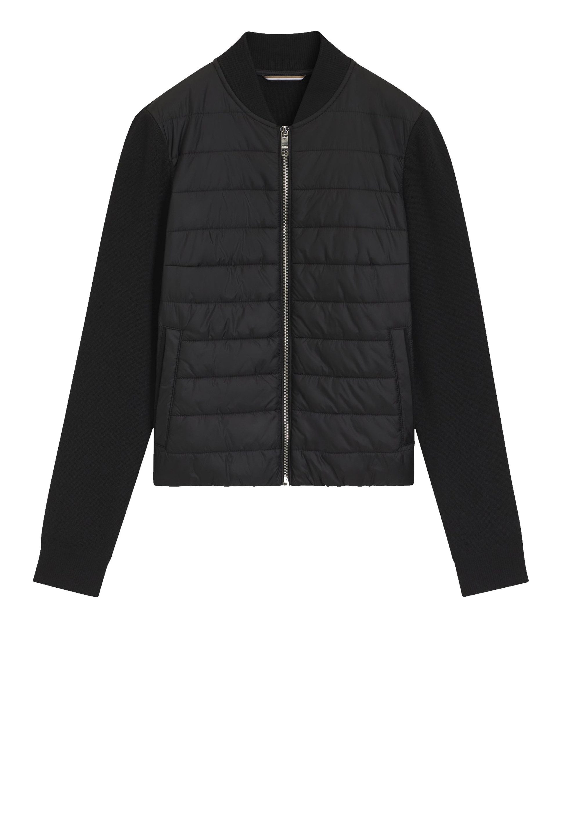 BOSS Outdoorjacke Hybrid-Jacke mit wattierter Vorderseite (1-St)