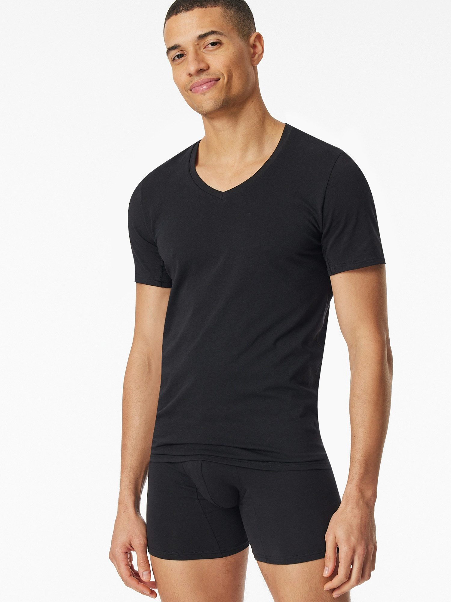 Schiesser T-Shirt Premium Cotton unterziehshirt unterhemd günstig online kaufen