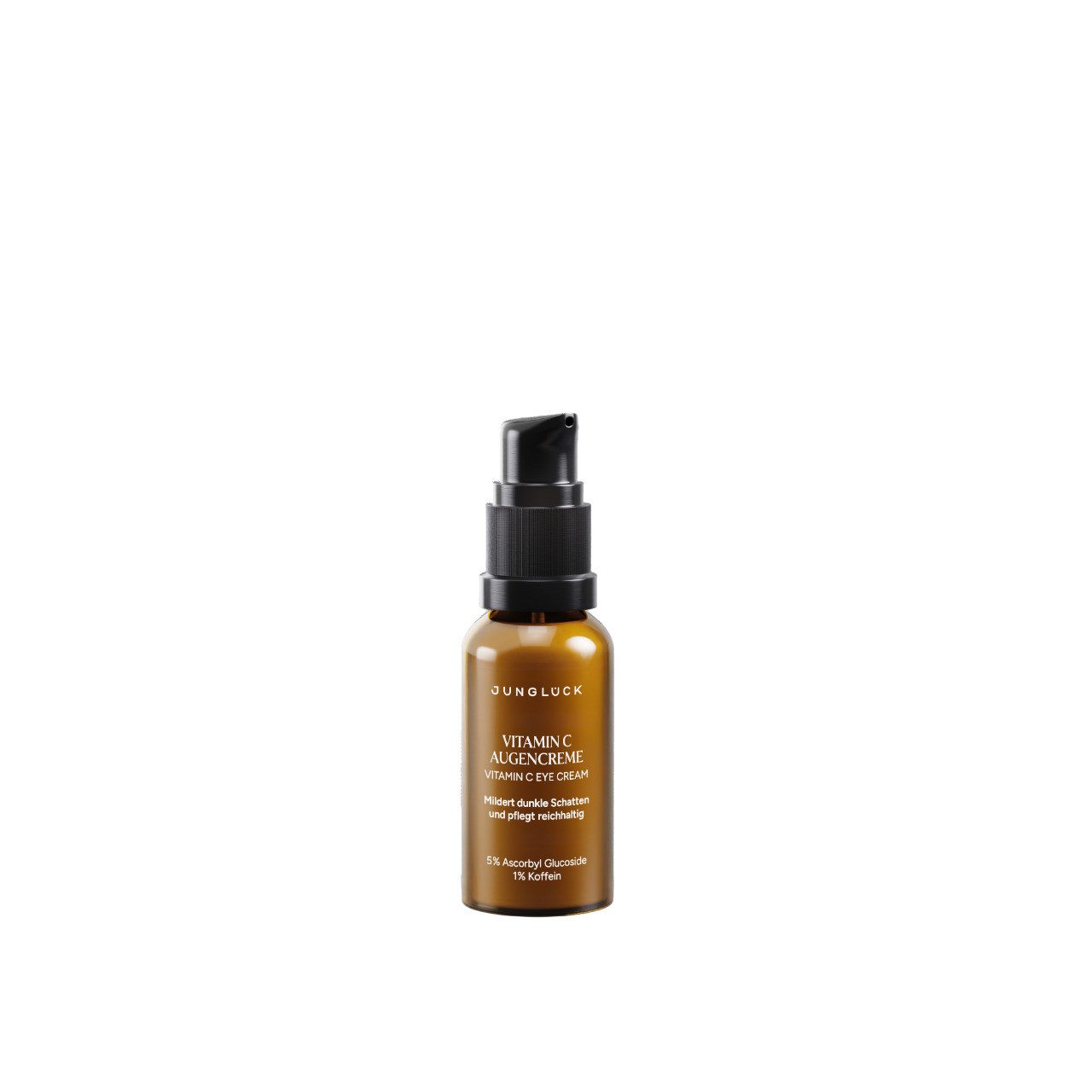 JUNGLÜCK Augencreme Vitamin C Augencreme - Wirkt aufhellend, 1-tlg., Mildert dunkle Schatten und pflegt reichhaltig