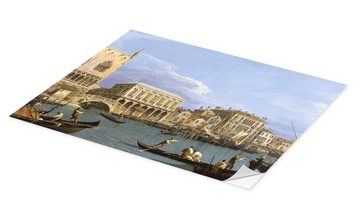 Posterlounge Wandfolie Antonio Canaletto, Riva degli Schiavoni, Badezimmer Malerei