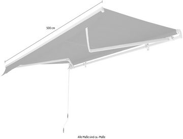 KONIFERA Gelenkarmmarkise Breite/Ausfall: 500 x 300 cm, Neigungswinkel verstellbar