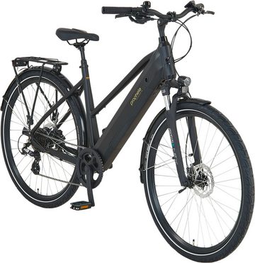 Prophete E-Bike Entdecker 2.0, 8 Gang Shimano, Kettenschaltung, Heckmotor, 360 Wh Akku, Pedelec, Elektrofahrrad für Damen, Trekkingrad