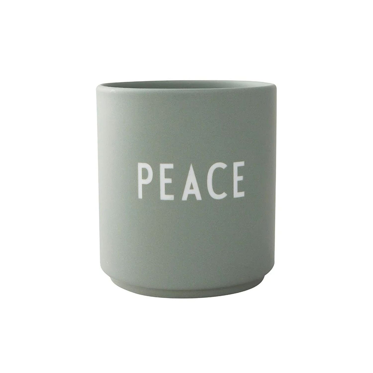 Design Letters Becher Favourite Cup Peace, Porzellan