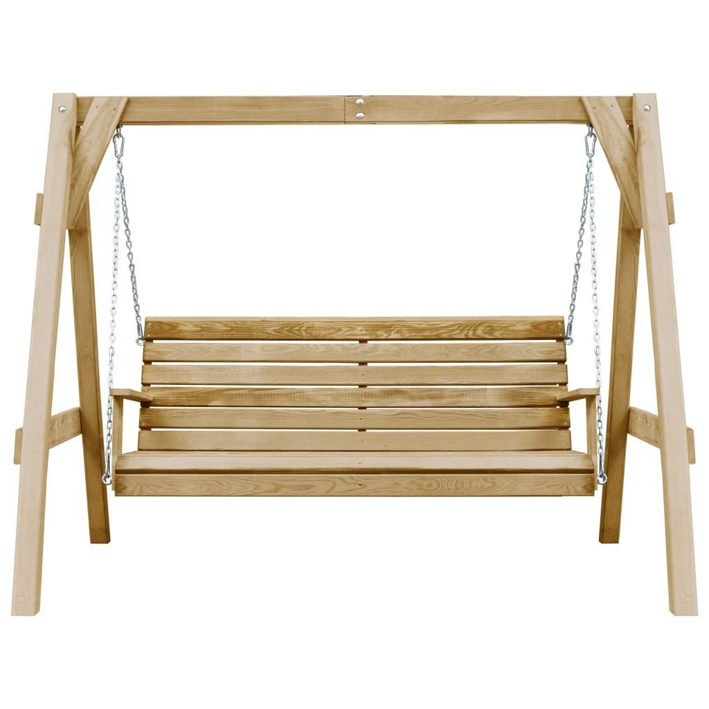 vidaXL Hollywoodschaukel Garten-Schaukelbank Imprägniertes Kiefernholz 205x150x157 cm