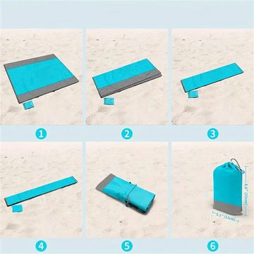 Picknickdecke Tragbare Strandmatte, Picknickmatte, wasserdicht und sanddicht, RefinedFlare