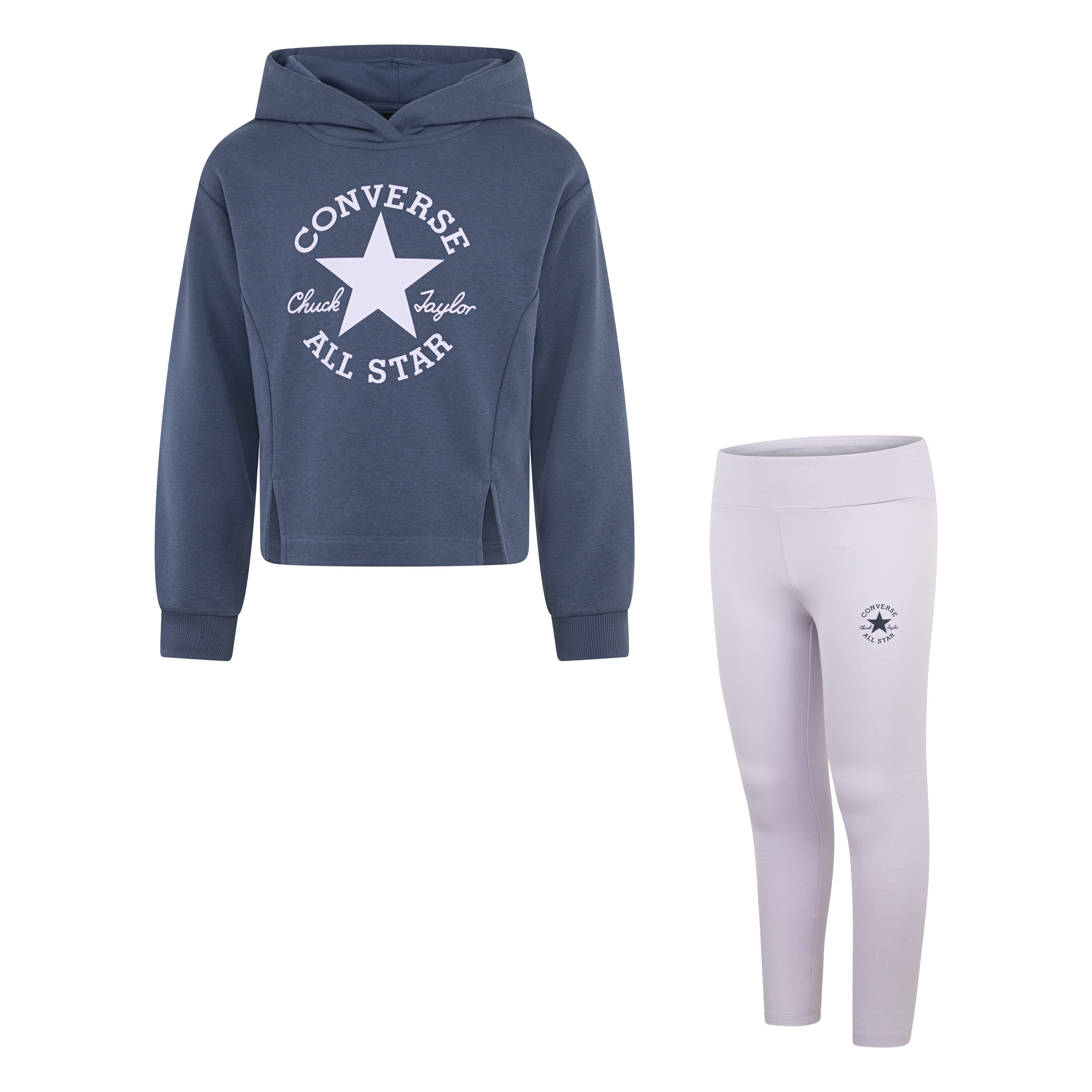 Converse Kapuzensweatshirt CNVG DCTP HOODIE & LEGGING SET (2-tlg) zweiteiliges Set, atmungsaktives Material, aus Baumwolle und Polyester