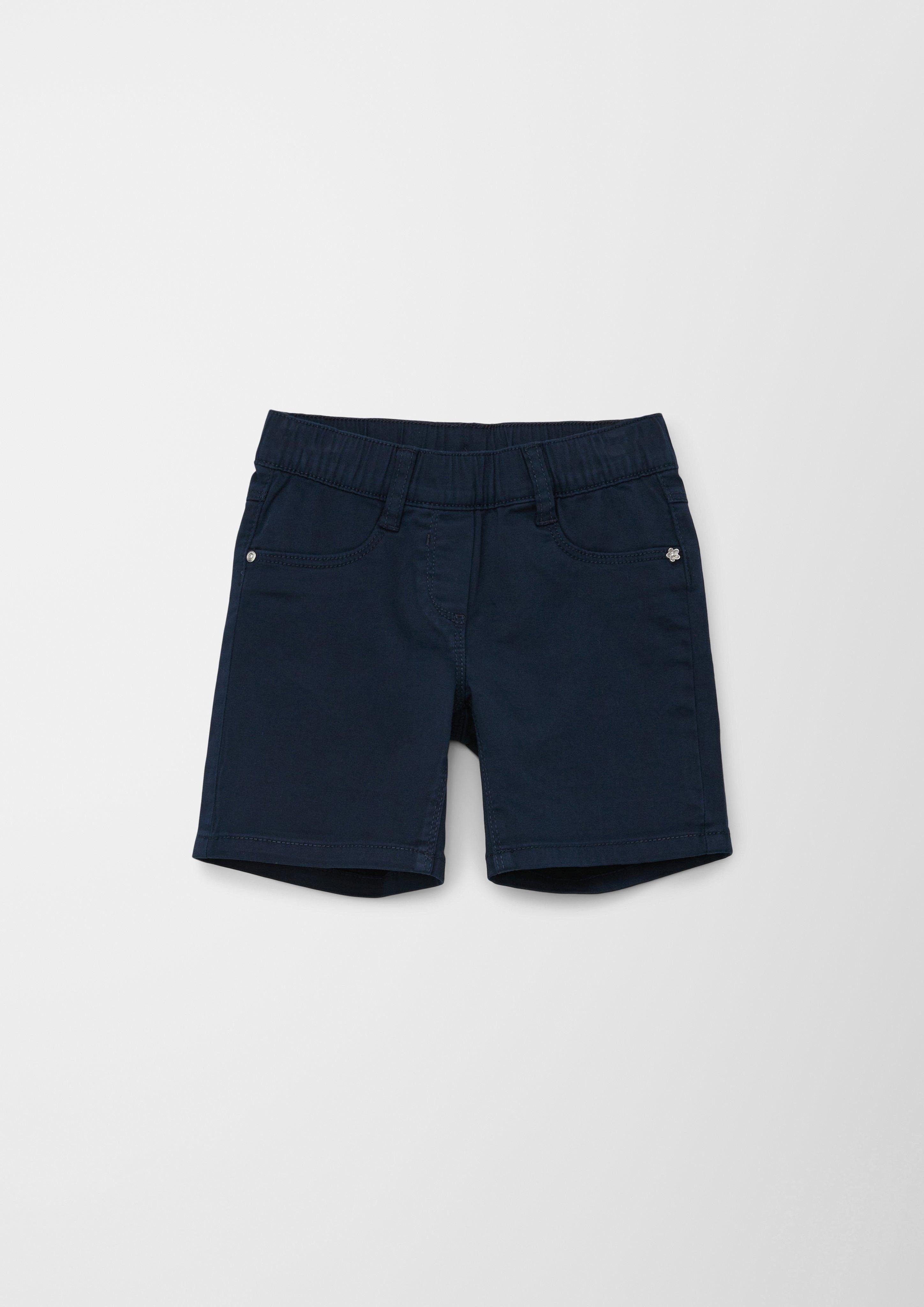 mit Stickerei navy Hose Junior Regular: s.Oliver Short Shorts Elastikbund & s.Oliver