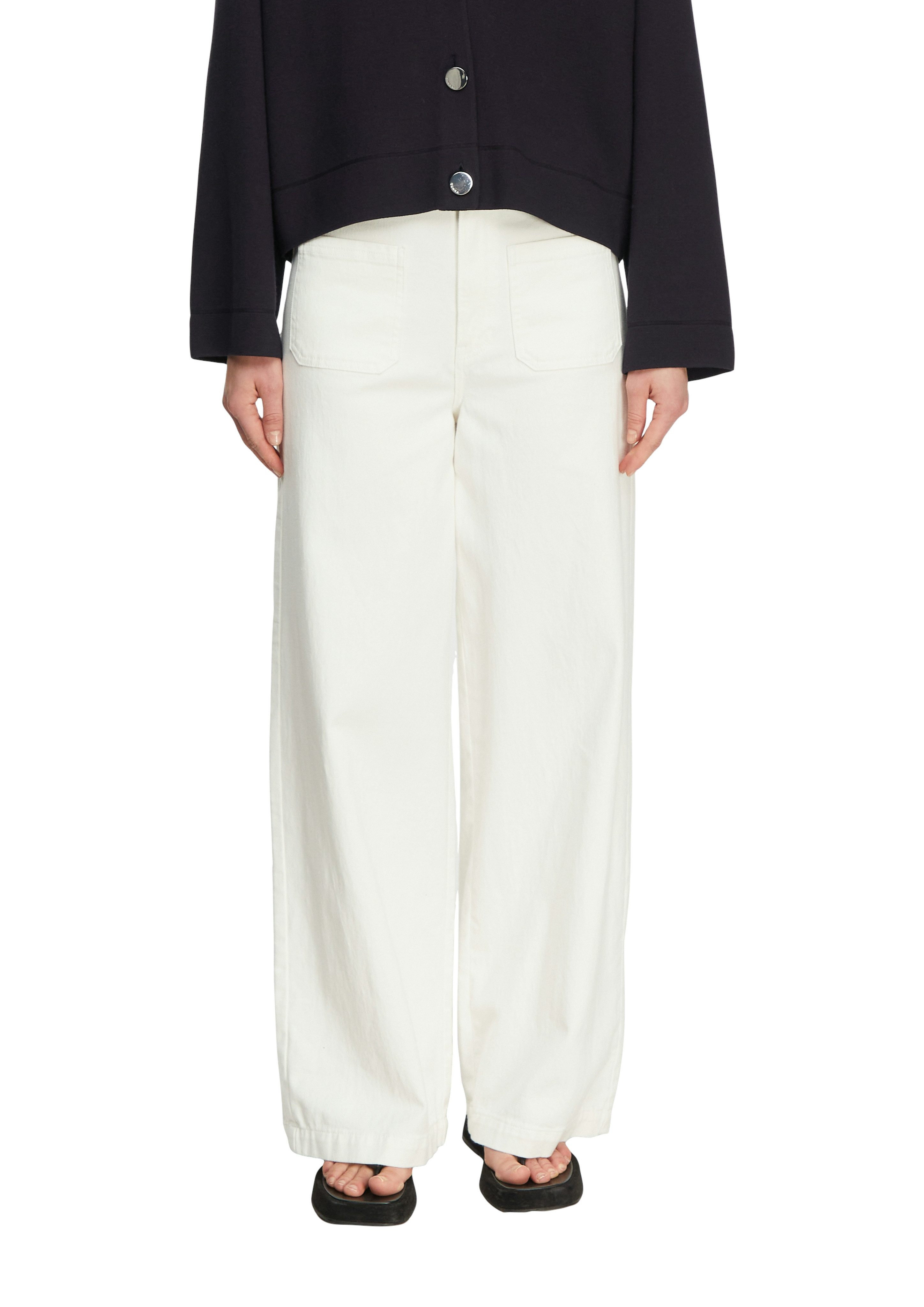 comma Weite Jeans mit Taschen