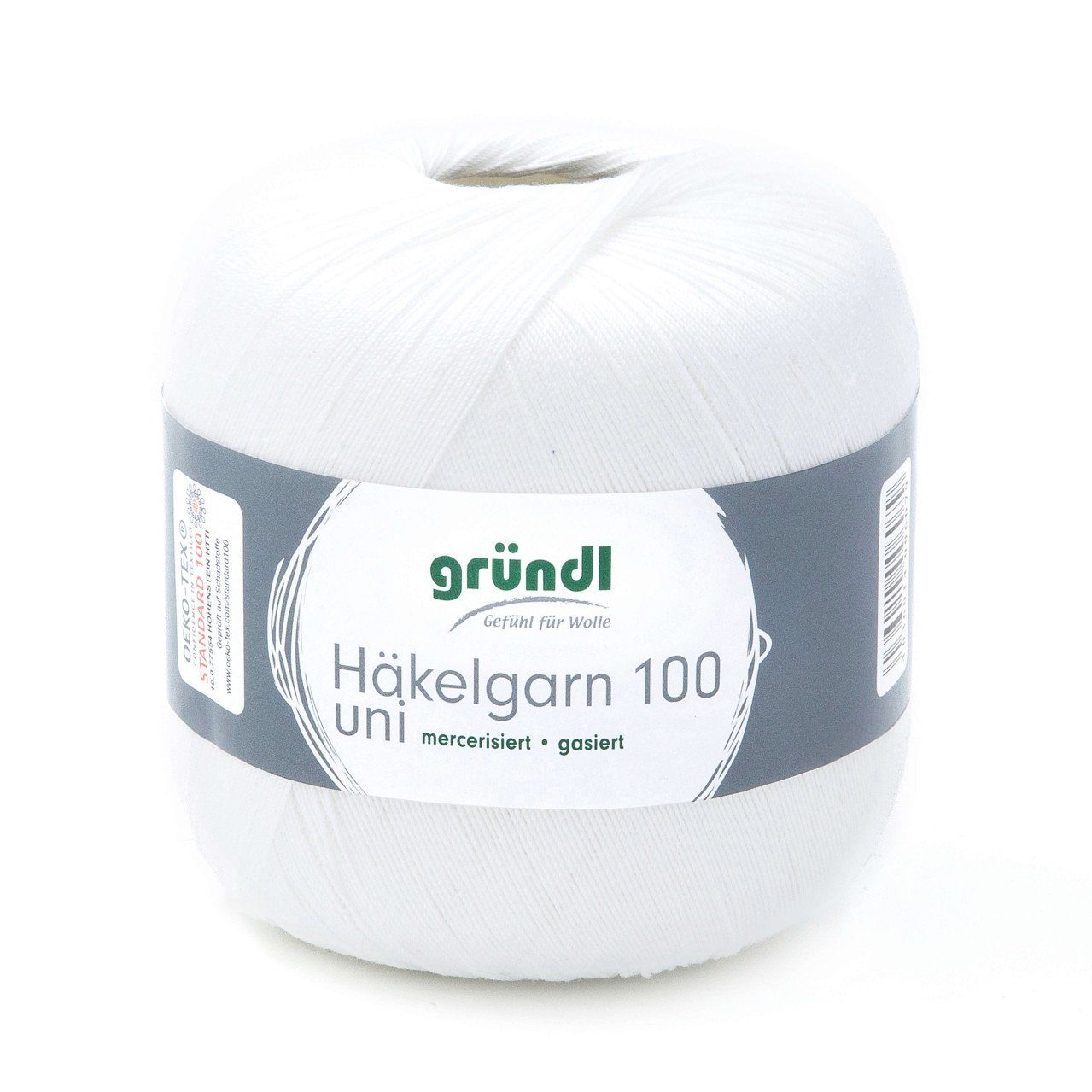 Gründl Gründl Häkelgarn 100 g weiß Nähgarn