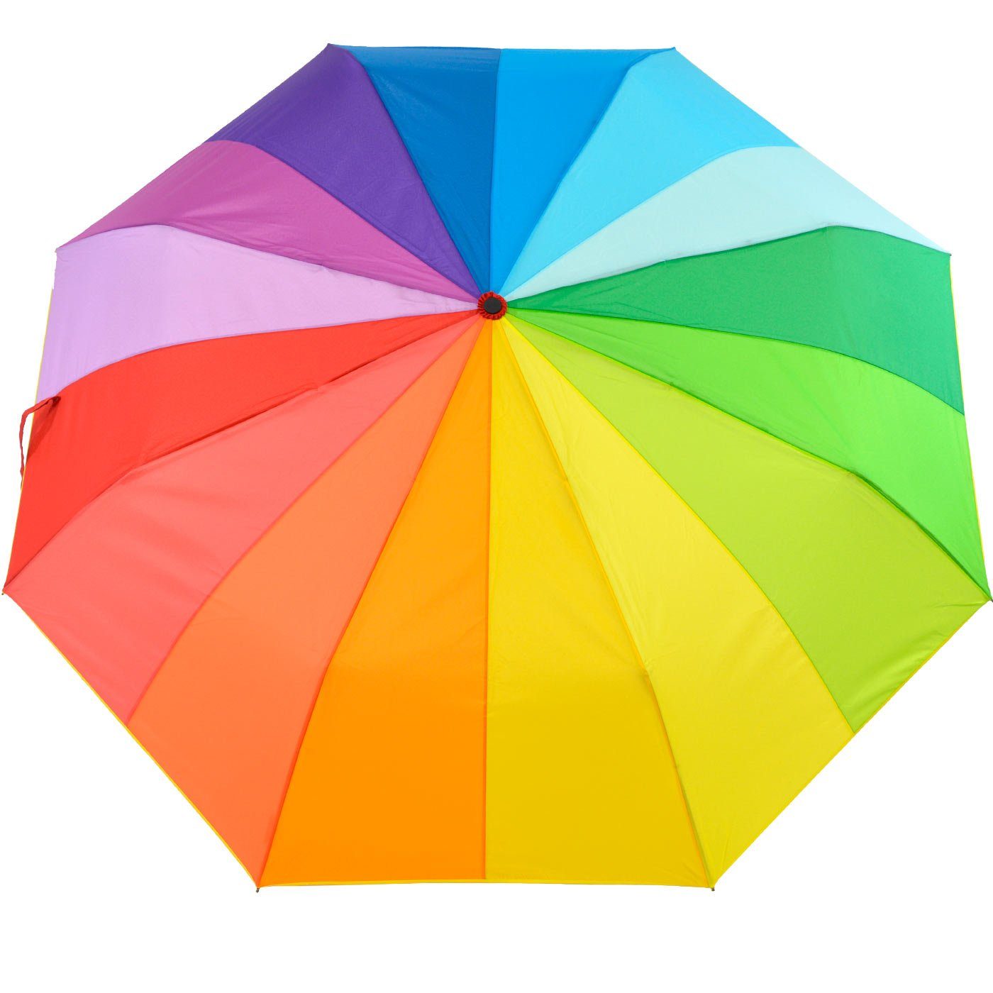 iX-brella Taschenregenschirm XXL Regenbogen Trekking-Schirm 16-Farben Automatik, riesig – Bild 5 von 5