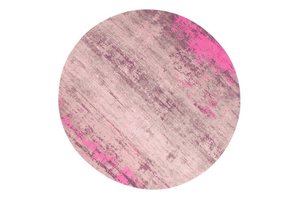 riess-ambiente Teppich MODERN ART 150cm beige pink, rund, Höhe: 10 mm, Vintage · Schlafzimmer · Wohnzimmer · Flur