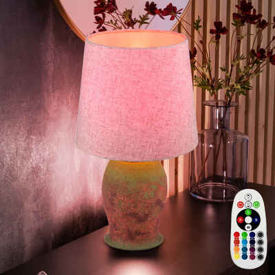 LED Schreib Tisch Lampe RGB Dimmer Fernbedienung Blüro Lese Leuchte beweglich 