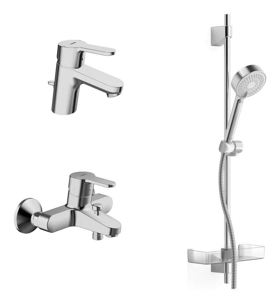 HANSA Waschtischarmatur Hansaprimo Wanne Paket 01